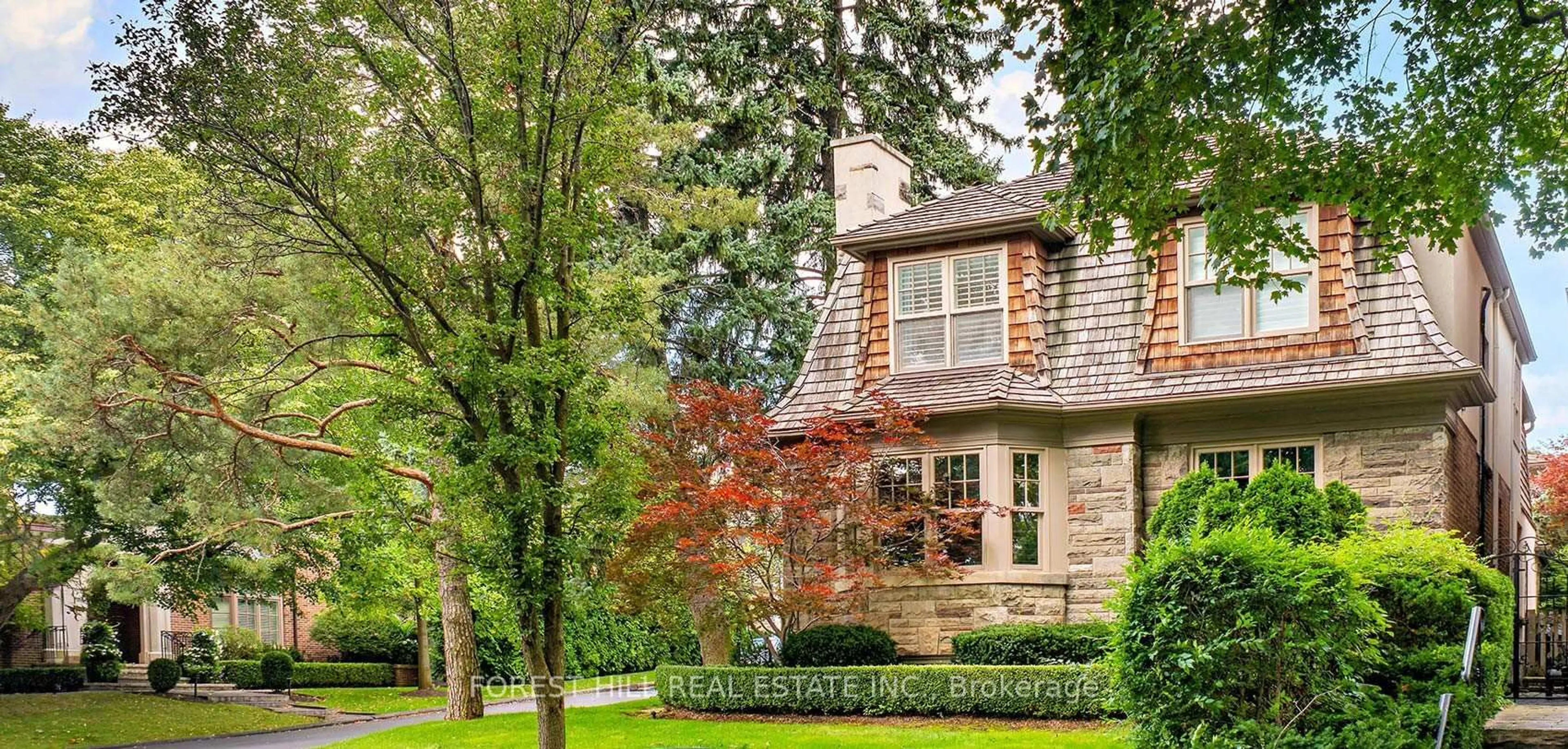 Home with brick exterior material, street for 16 Forest Ridge Dr, Toronto Ontario M6B 1H1