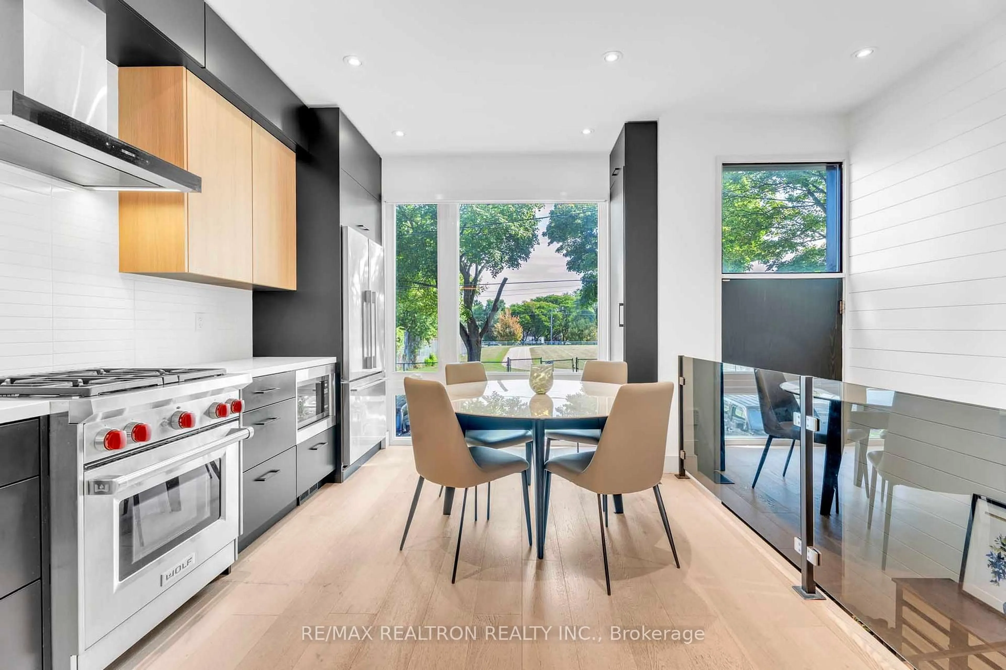 Contemporary kitchen, ceramic/tile floor for 38 Alameda Ave, Toronto Ontario M6C 3W2