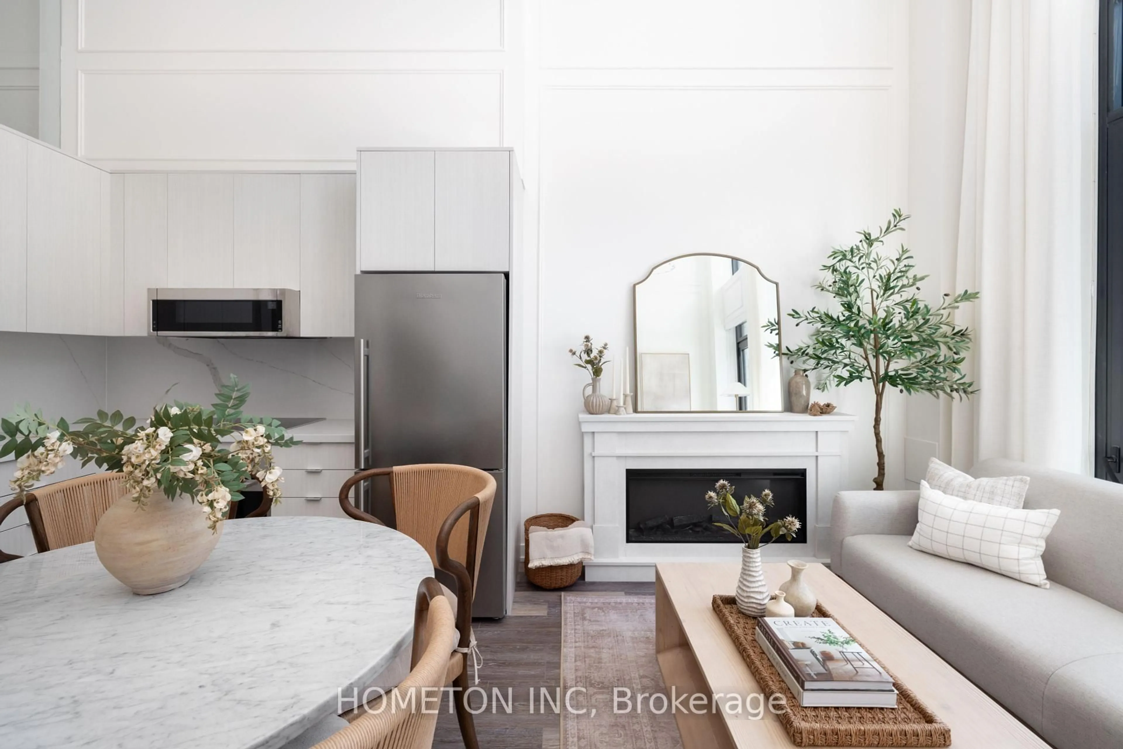 Open concept kitchen, unknown for 254 Lawrence Ave #TH102, Toronto Ontario M5M 1B1