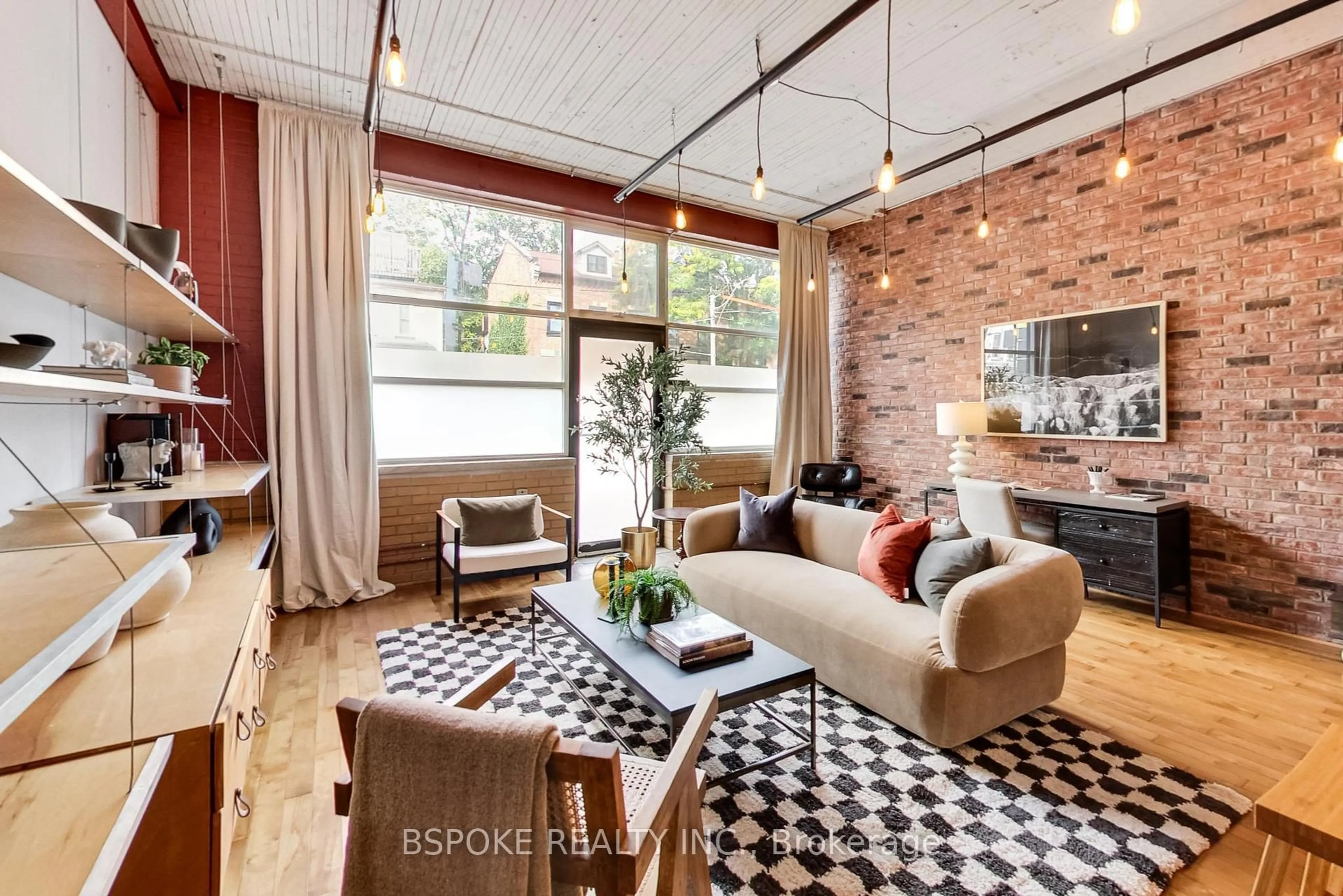 Living room with furniture, unknown for 365 Dundas St #115, Toronto Ontario M5A 4R9