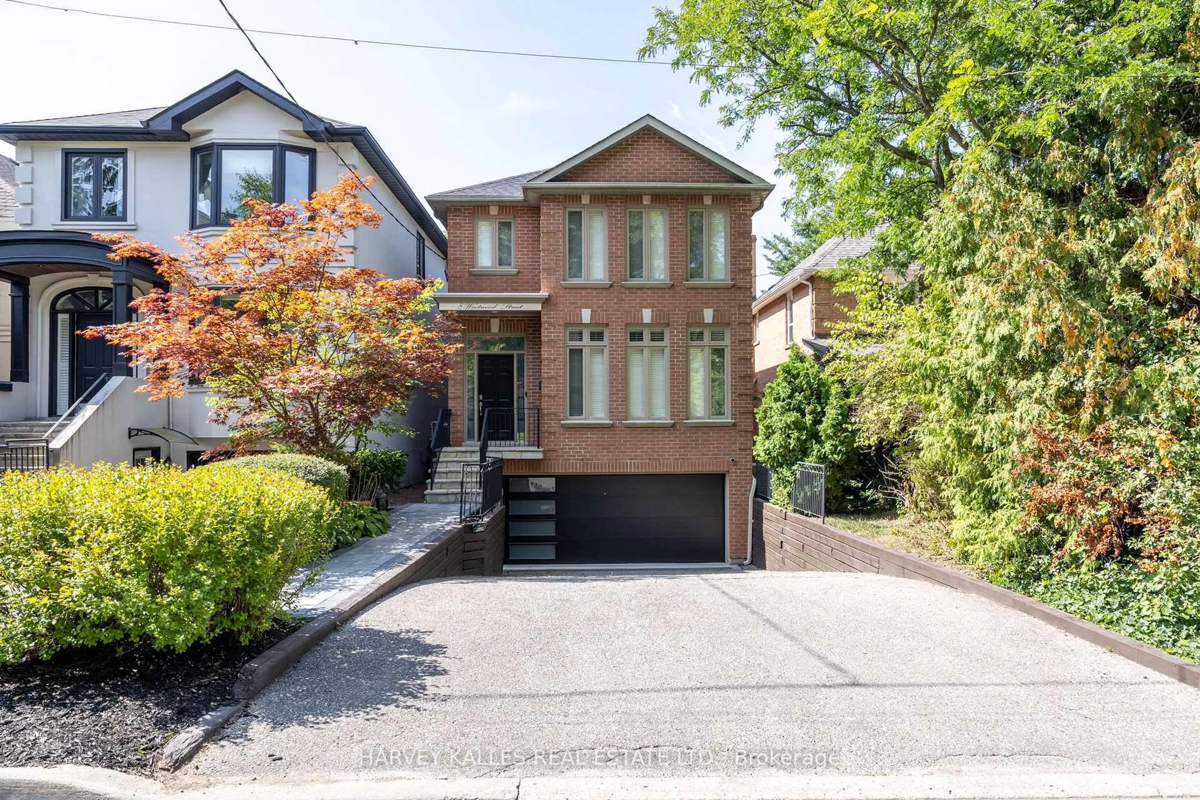 Home with brick exterior material, street for 8 Weetwood St, Toronto Ontario M5M 4C8