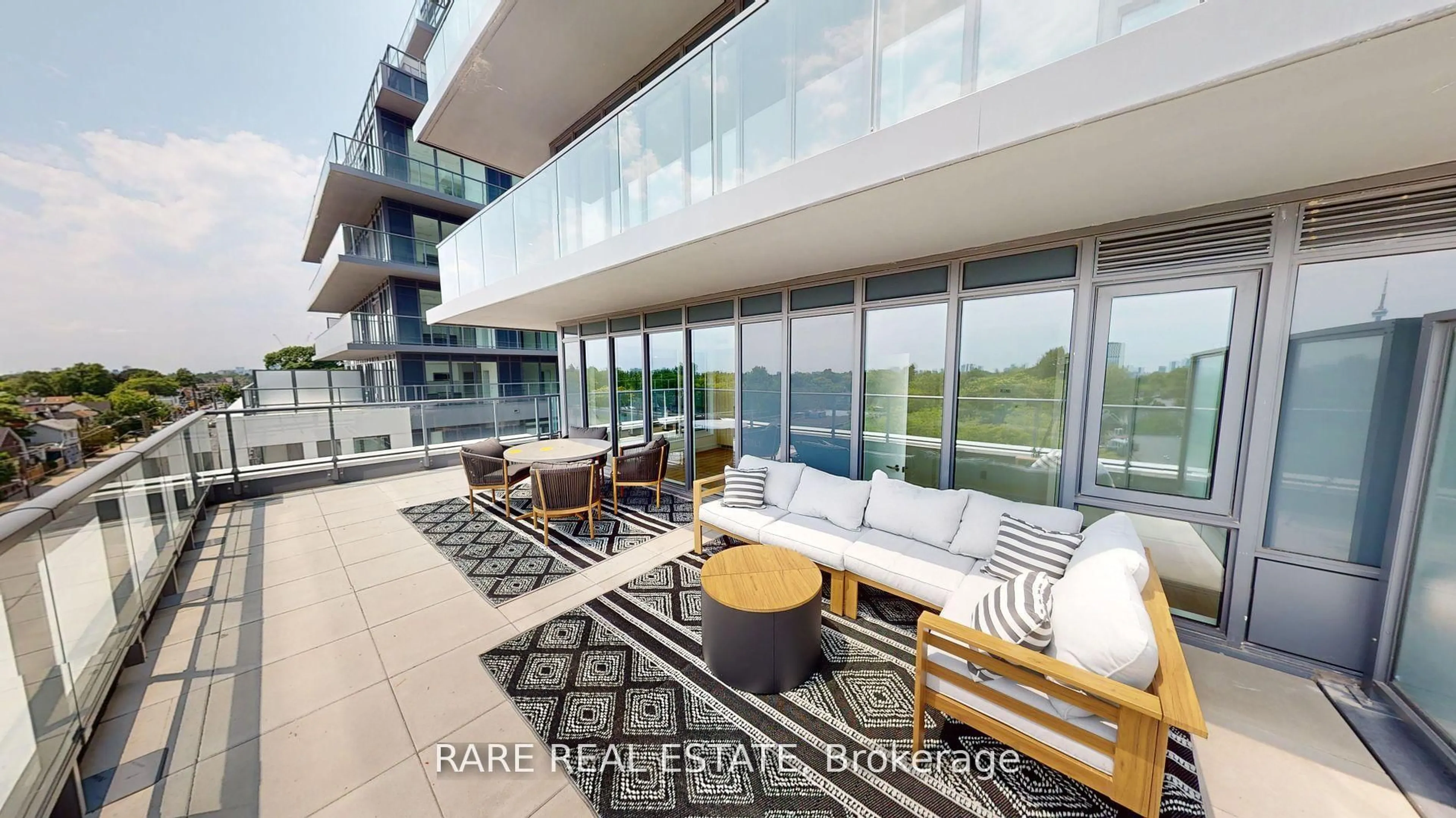 Patio, water/lake/river/ocean view for 500 Dupont St #417, Toronto Ontario M6G 0B8