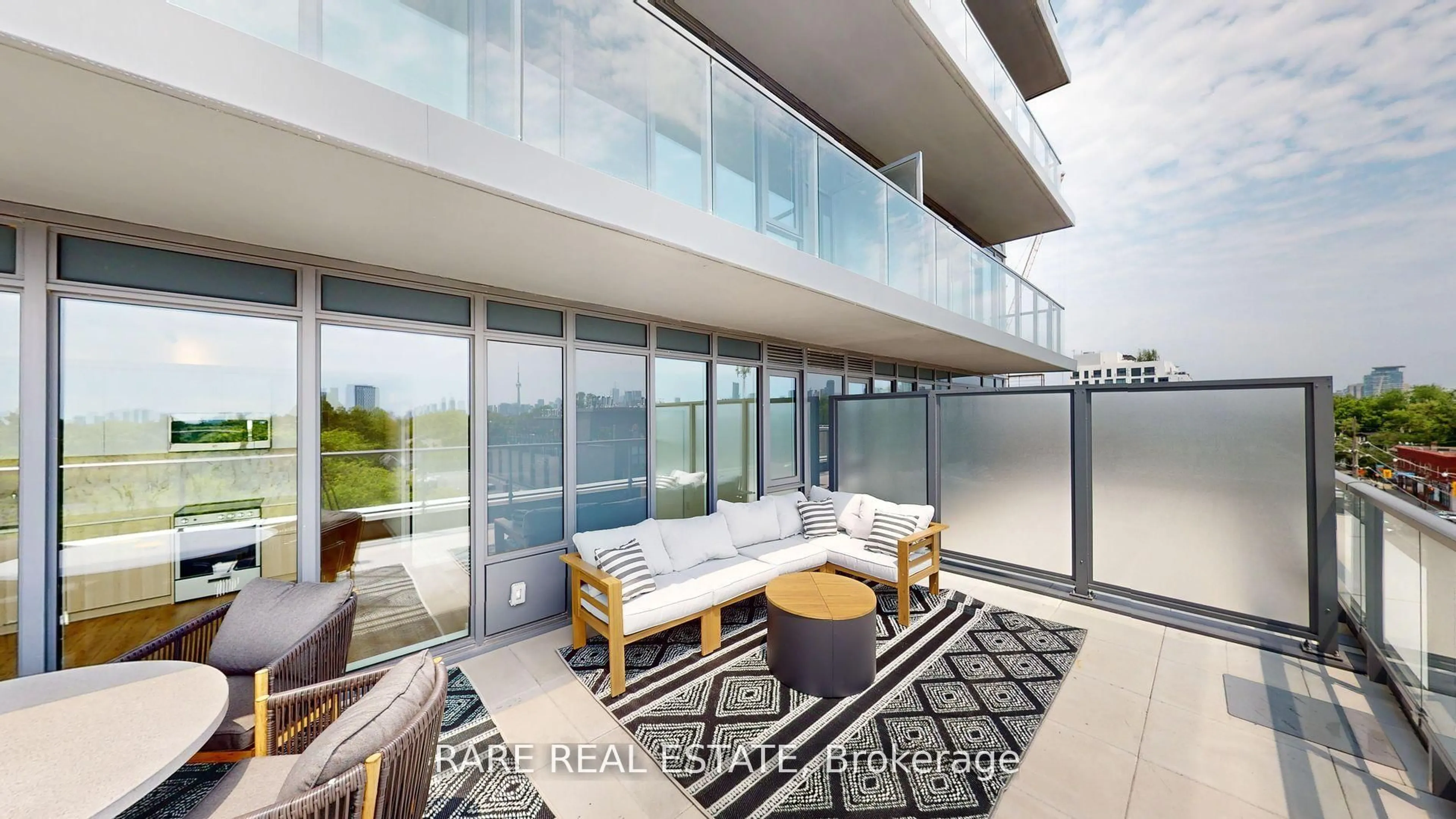 Patio, water/lake/river/ocean view for 500 Dupont St #417, Toronto Ontario M6G 0B8