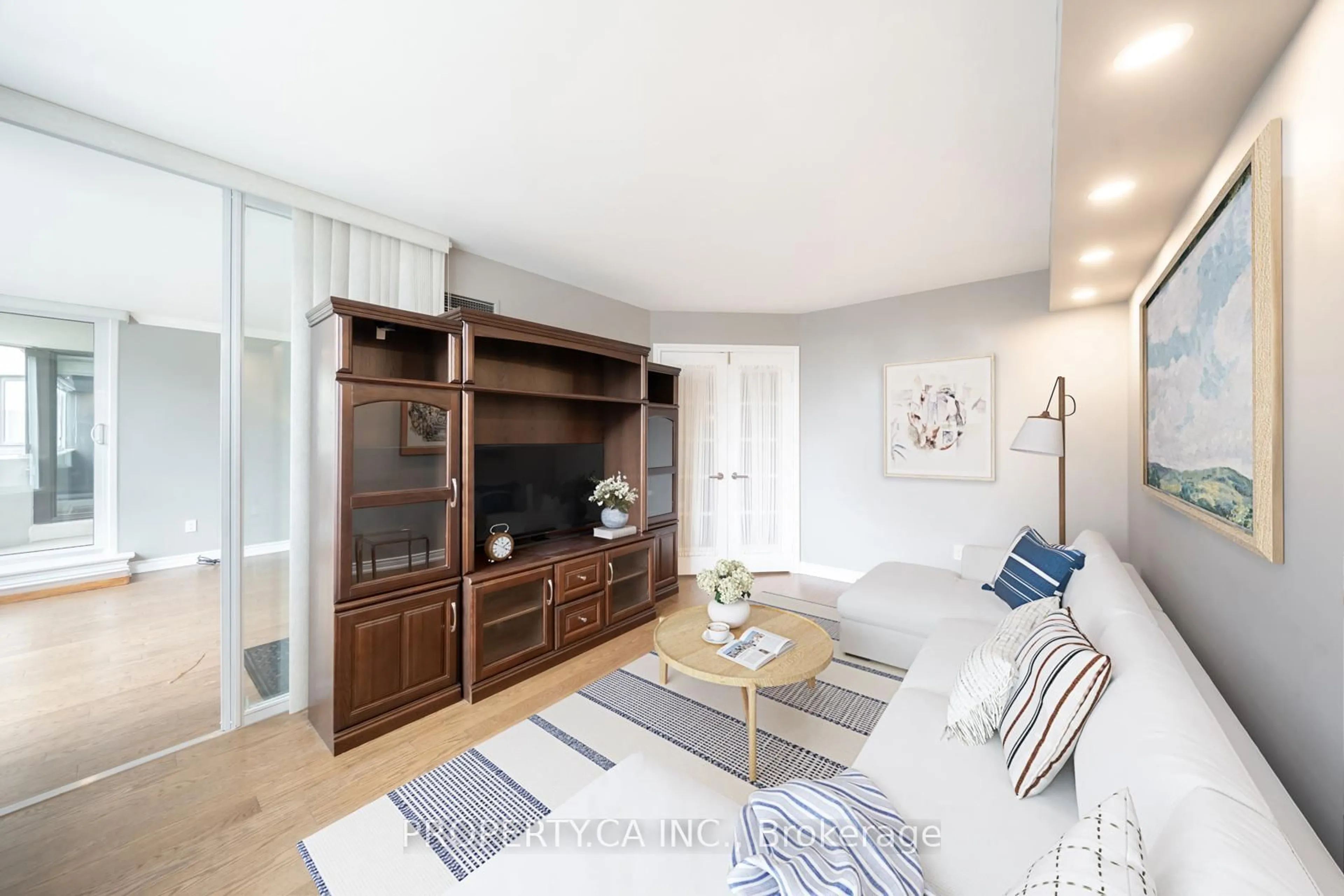 Living room with furniture, unknown for 65 Spring Garden Ave #604, Toronto Ontario M2N 6H9