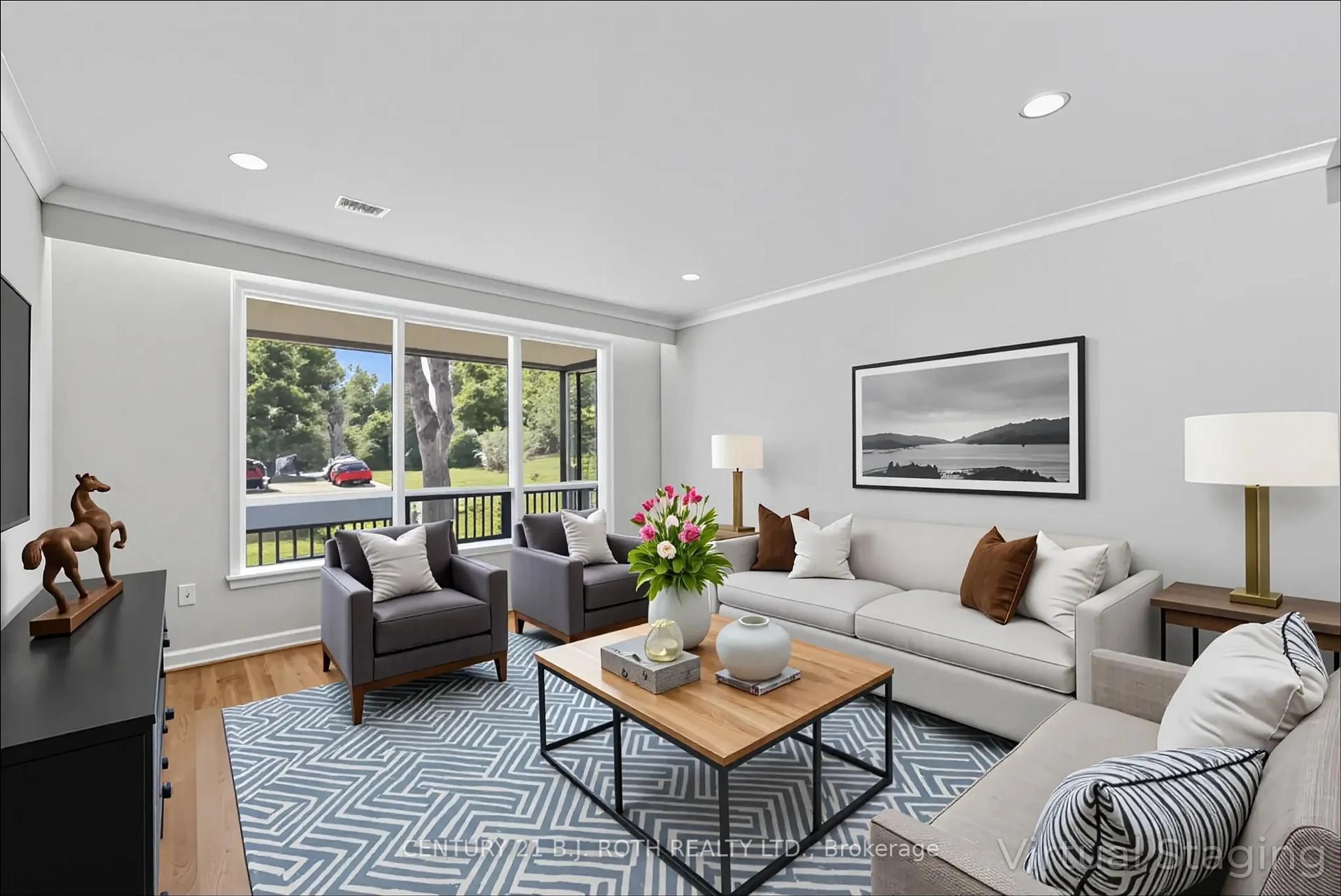 Living room with furniture, unknown for 56 Weatherstone Cres, Toronto Ontario M2H 1C2