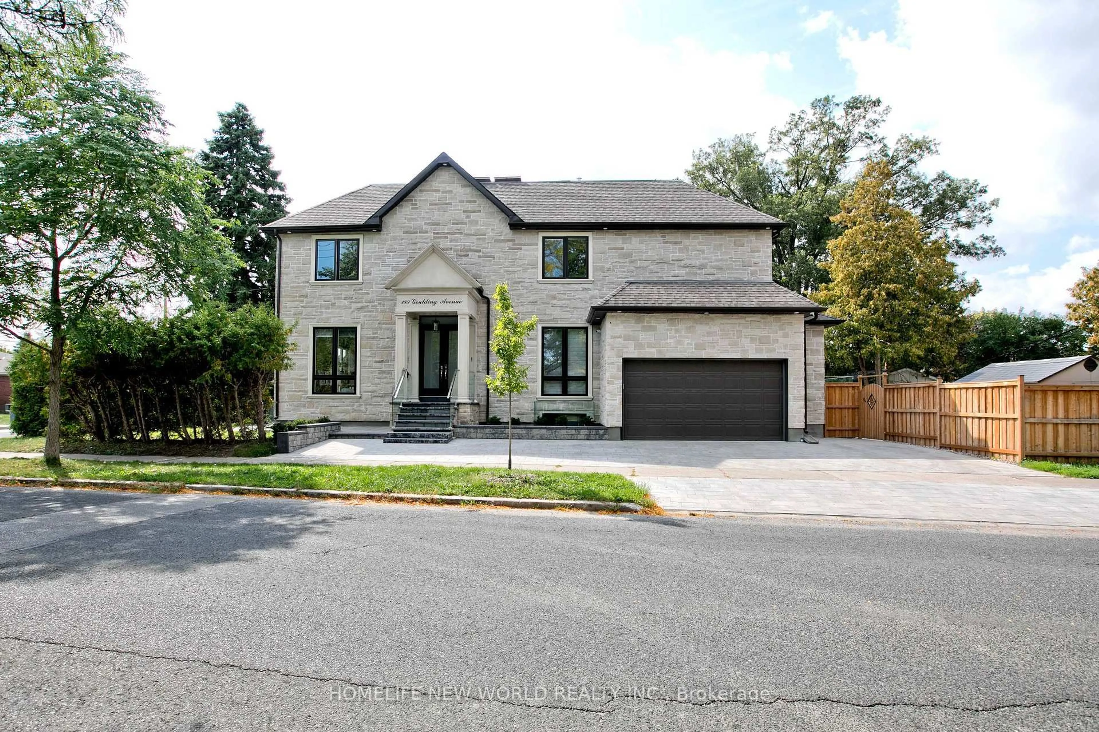Home with brick exterior material, street for 180 Goulding Ave, Toronto Ontario M2R 2P4