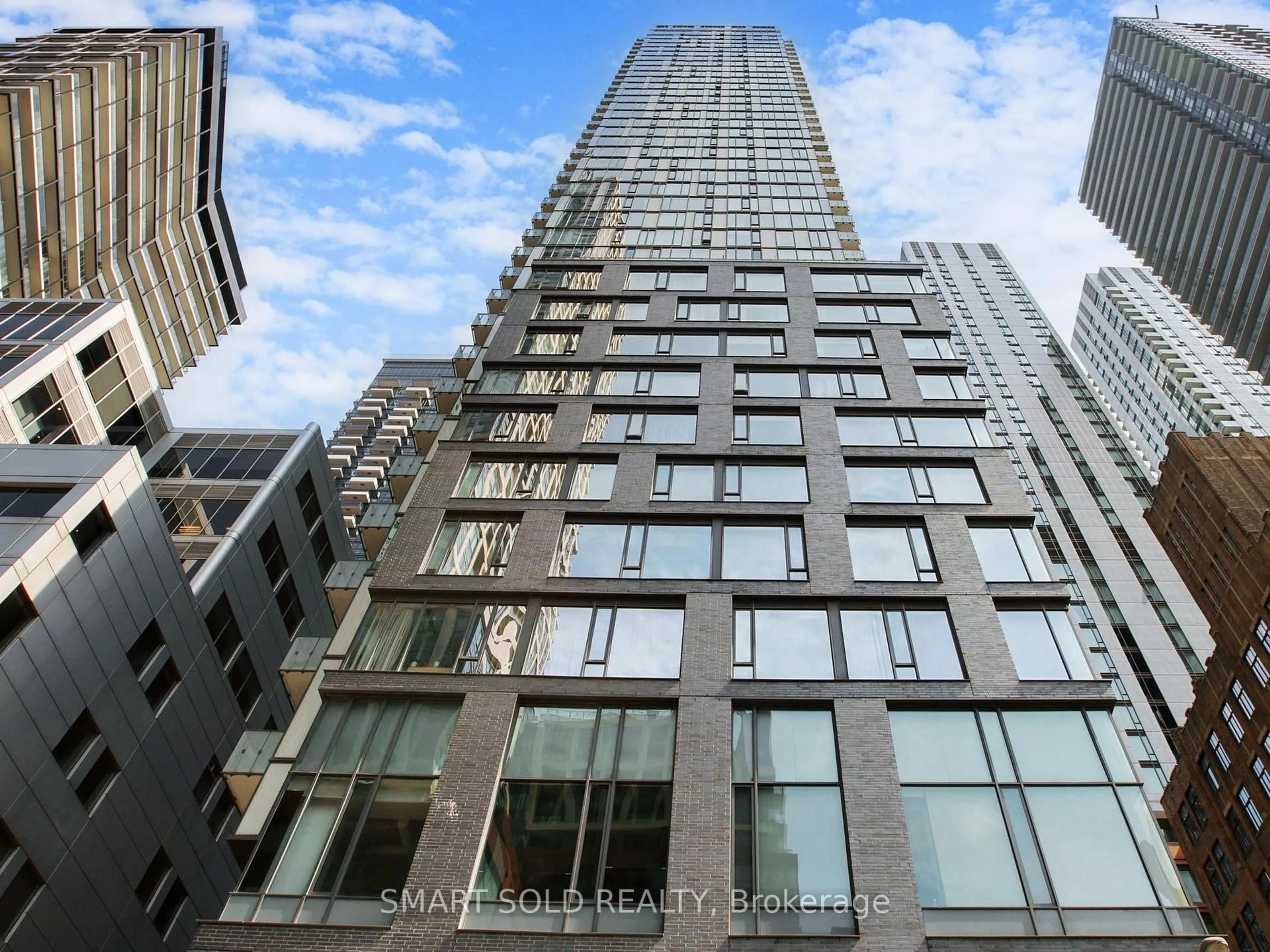 A pic from outside/outdoor area/front of a property/back of a property/a pic from drone, building for 101 Peter St #801, Toronto Ontario M5V 0G6