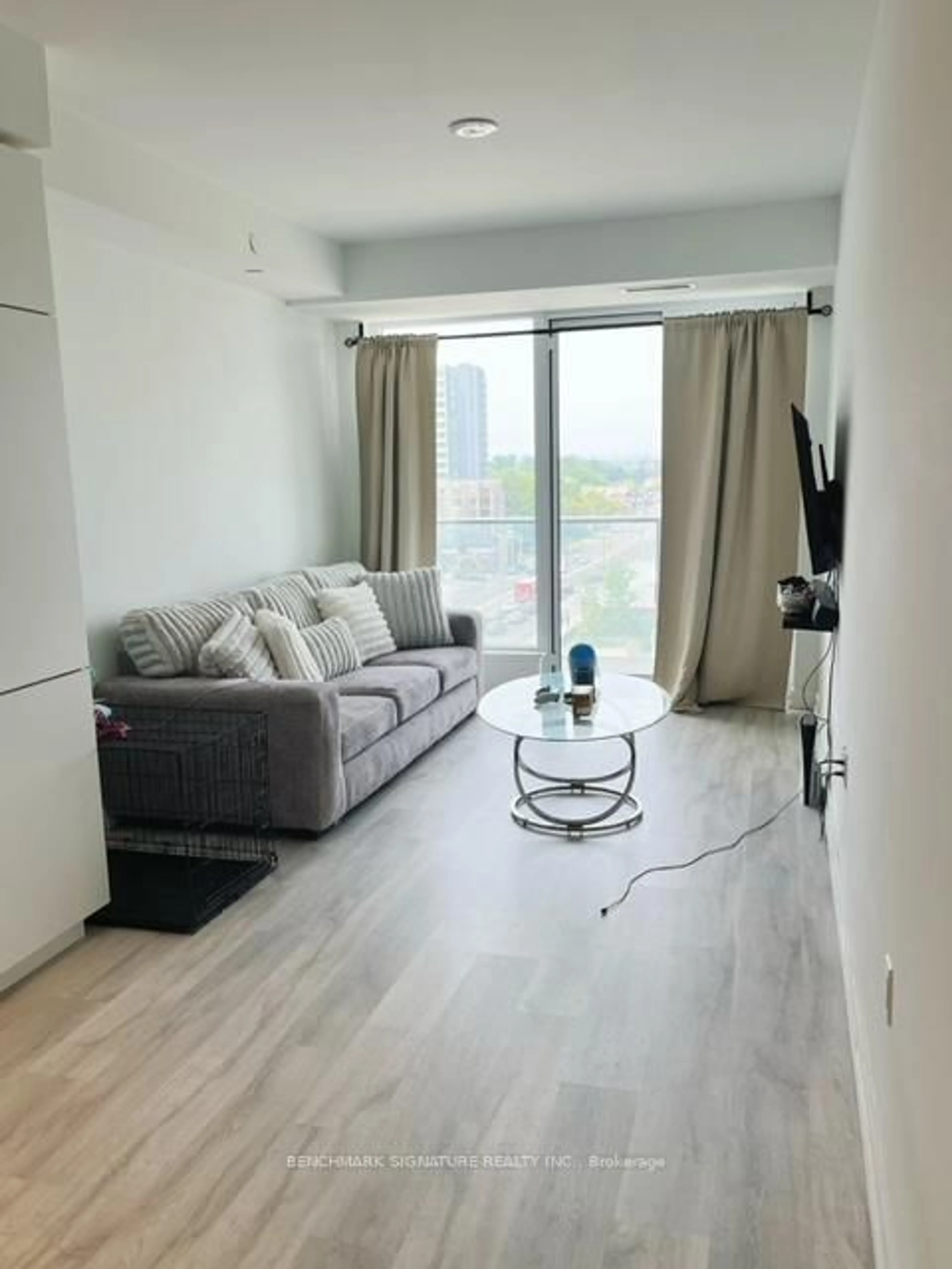 Living room with furniture, unknown for 7 Golden Lion Hts #735, Toronto Ontario M3M 3T9