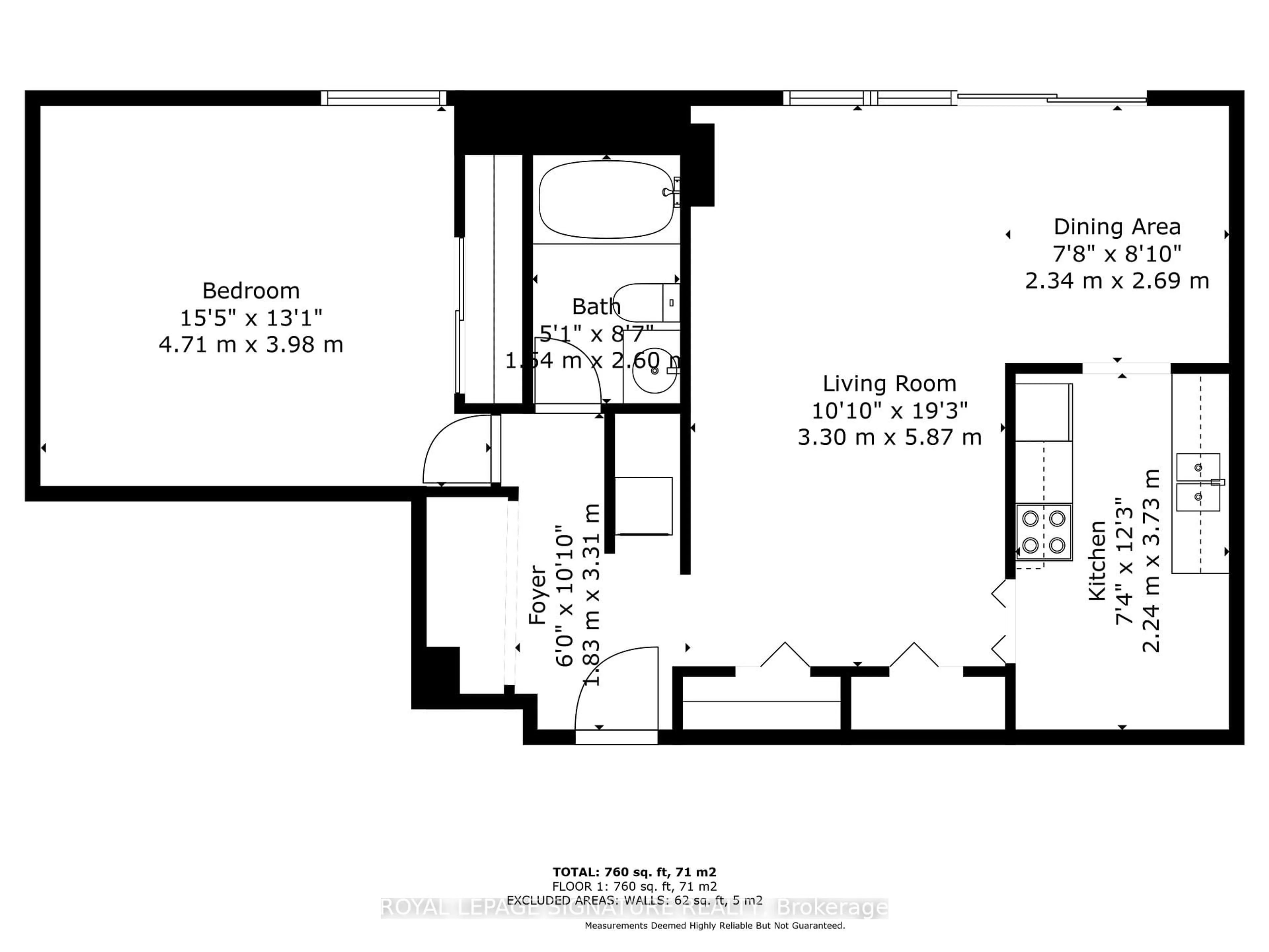 Floor plan for 177 Linus Rd #315, Toronto Ontario M2J 4S5