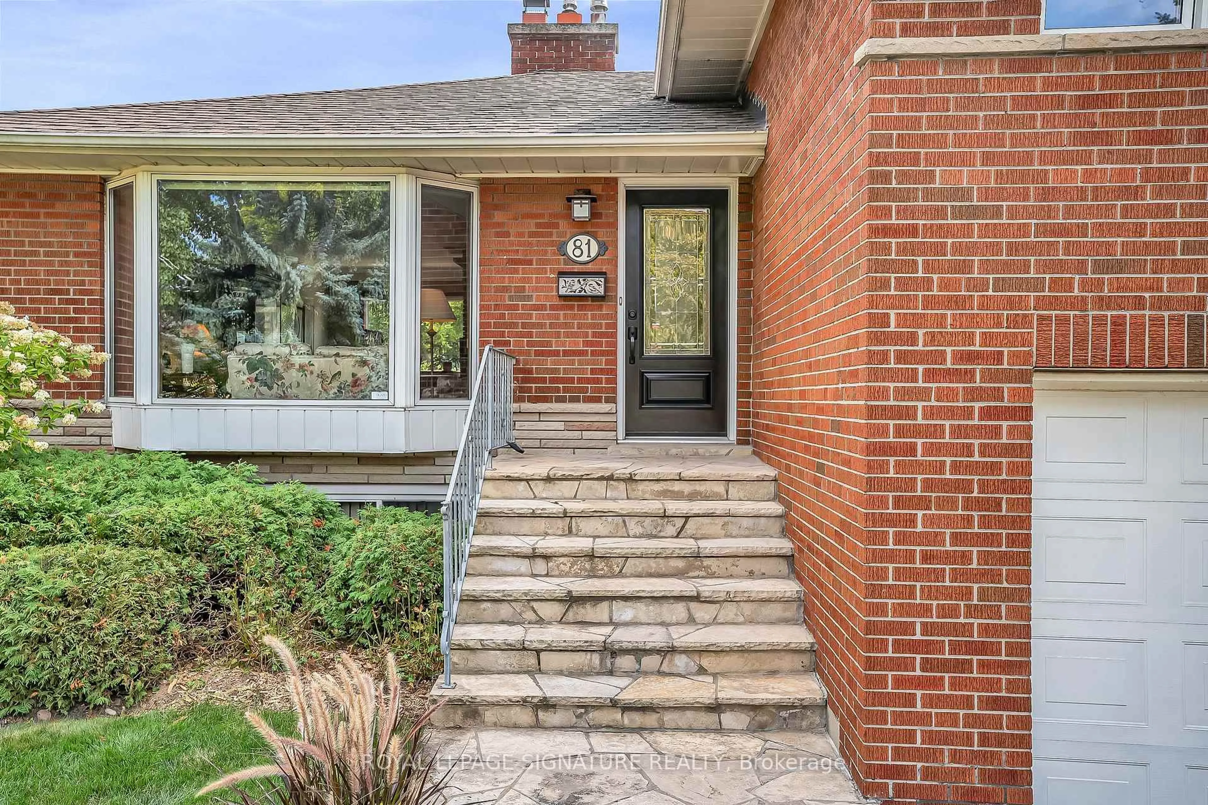 Home with brick exterior material, street for 81 Broadlands Blvd, Toronto Ontario M3A 1J6