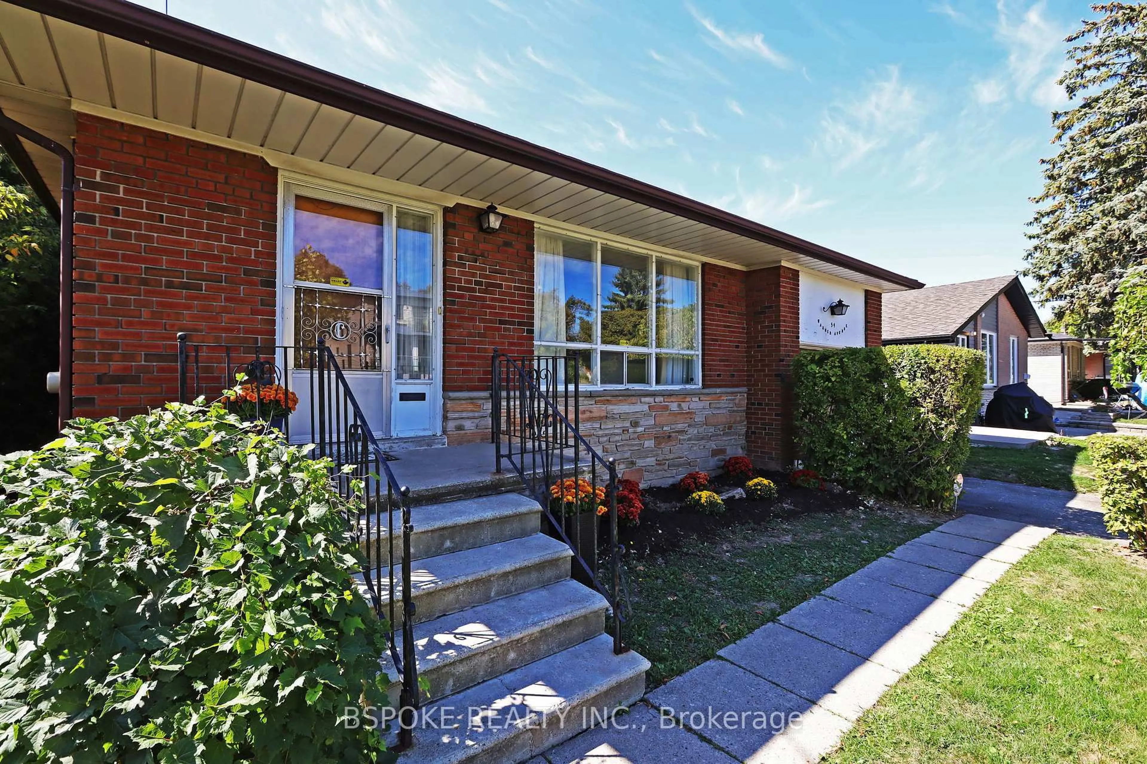 Home with brick exterior material, street for 54 Warner Ave, Toronto Ontario M4A 1Z4