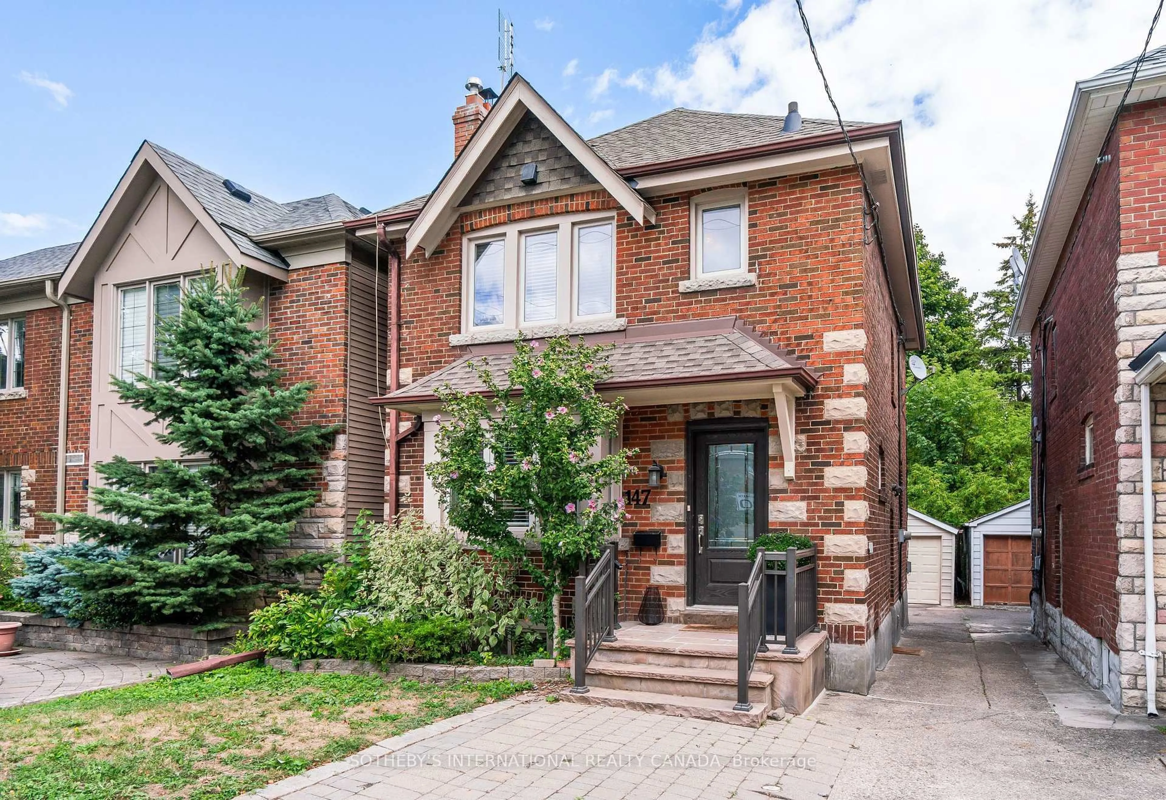 Home with brick exterior material, street for 147 Rumsey Rd, Toronto Ontario M4G 1P3