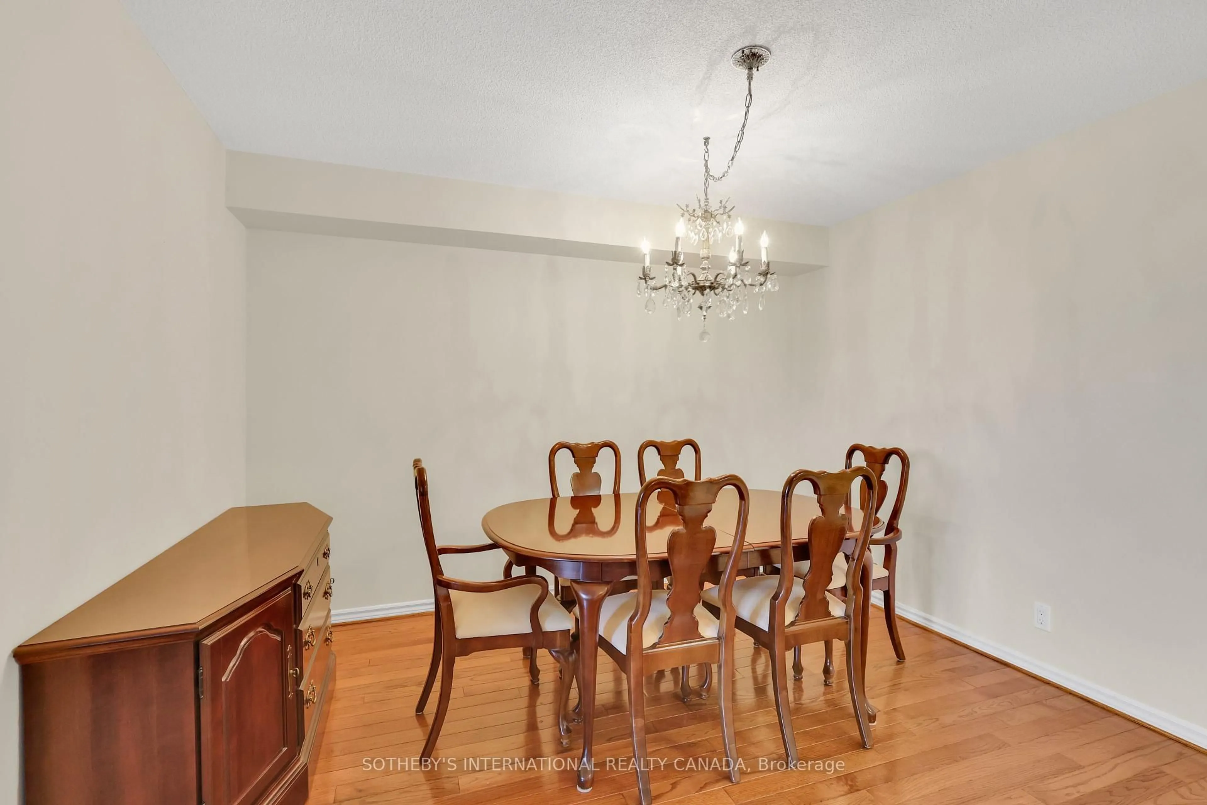 Dining room, wood/laminate floor for 265 Ridley Blvd #610, Toronto Ontario M5M 4N8