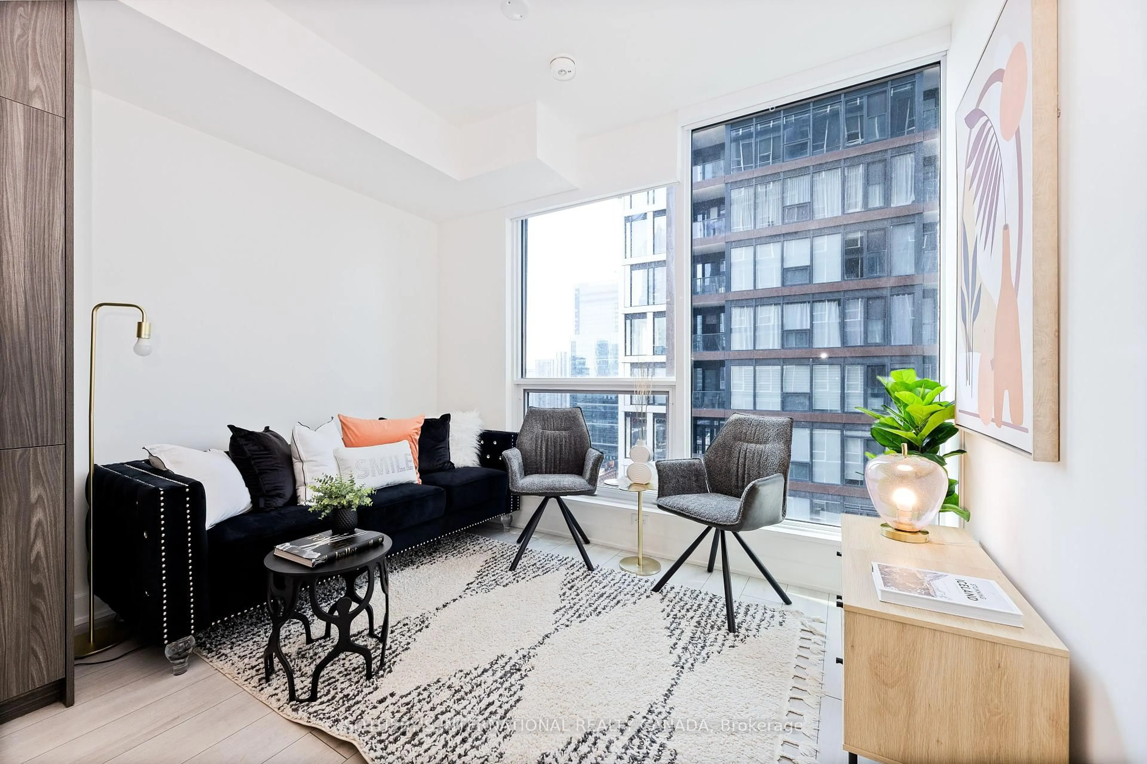 Living room with furniture, unknown for 35 Mercer St #2411, Toronto Ontario M5V 0V1