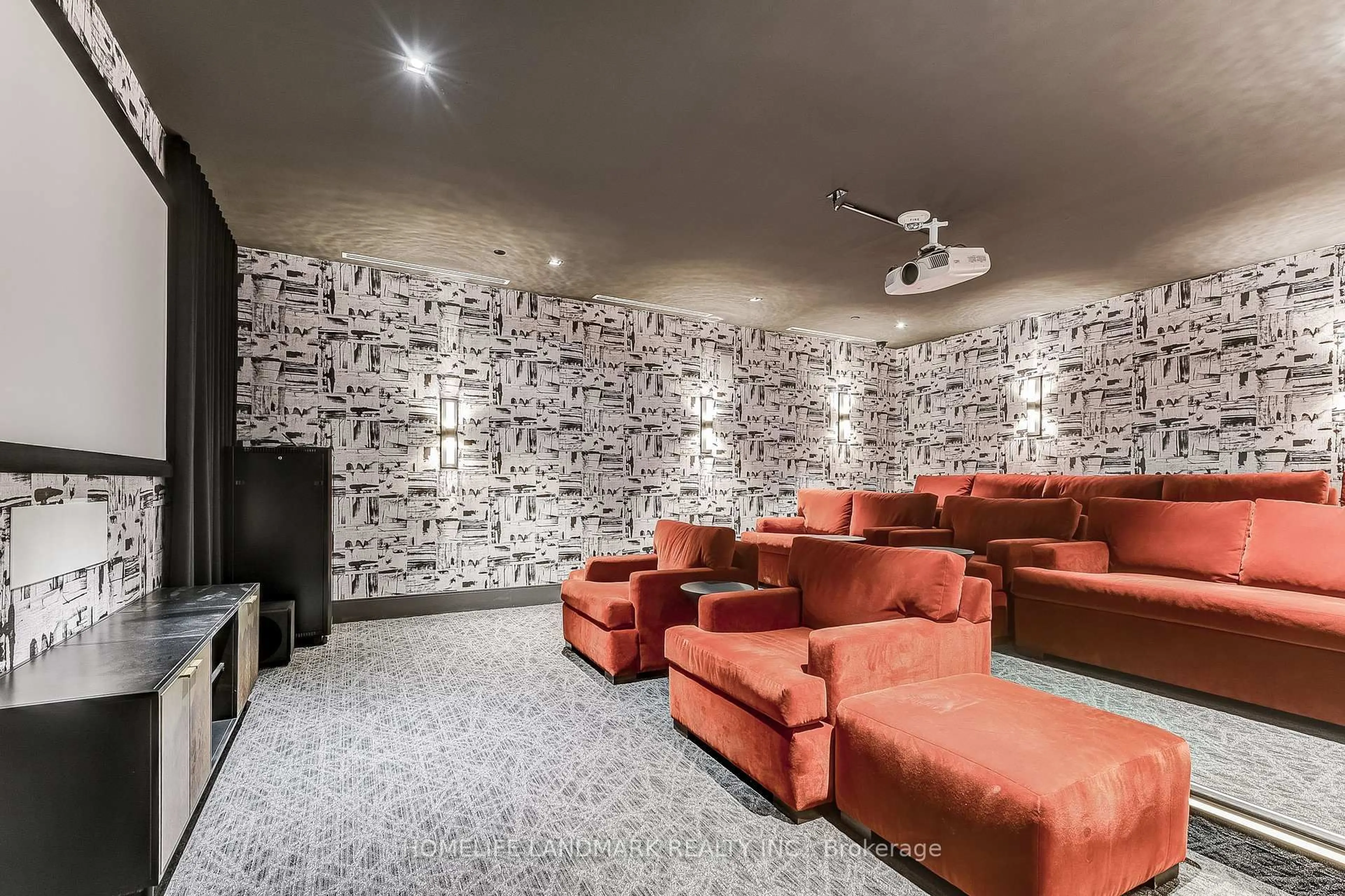 Home theater for 28 Widmer St #3128, Toronto Ontario M5V 0T2