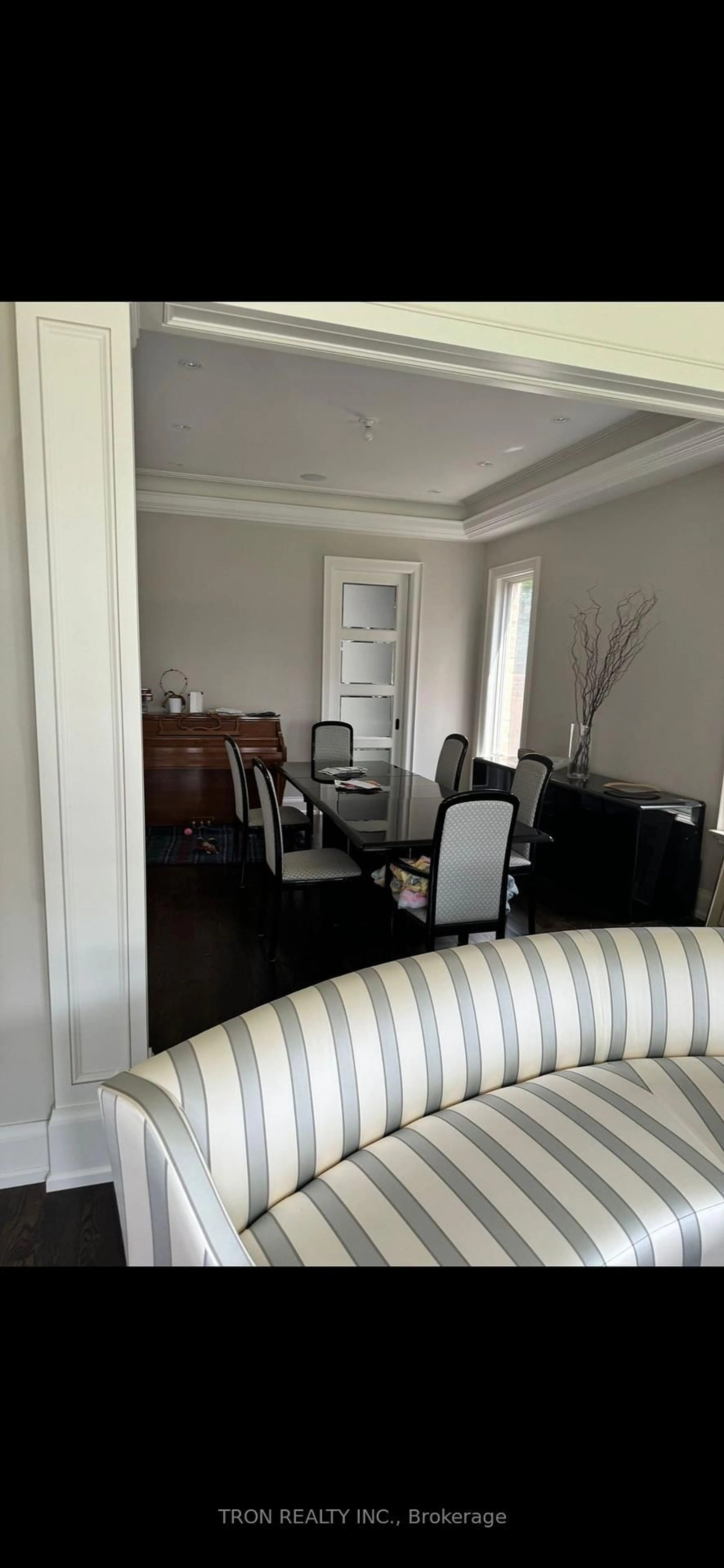 Dining room, wood/laminate floor for 148 Delhi Ave, Toronto Ontario M3H 1A6