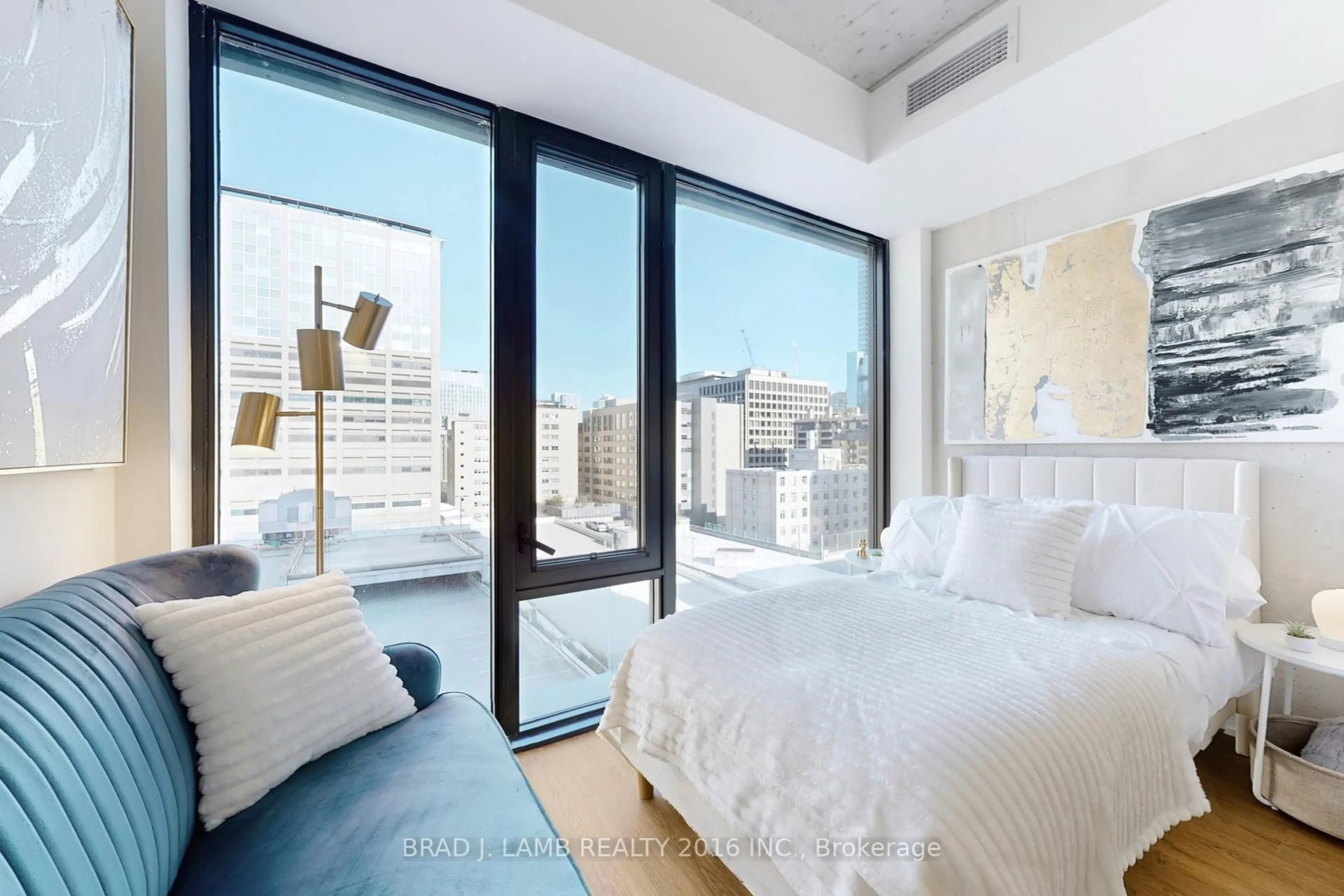 Bedroom with bed, unknown for 195 McCaul St #1004, Toronto Ontario M5T 0E5