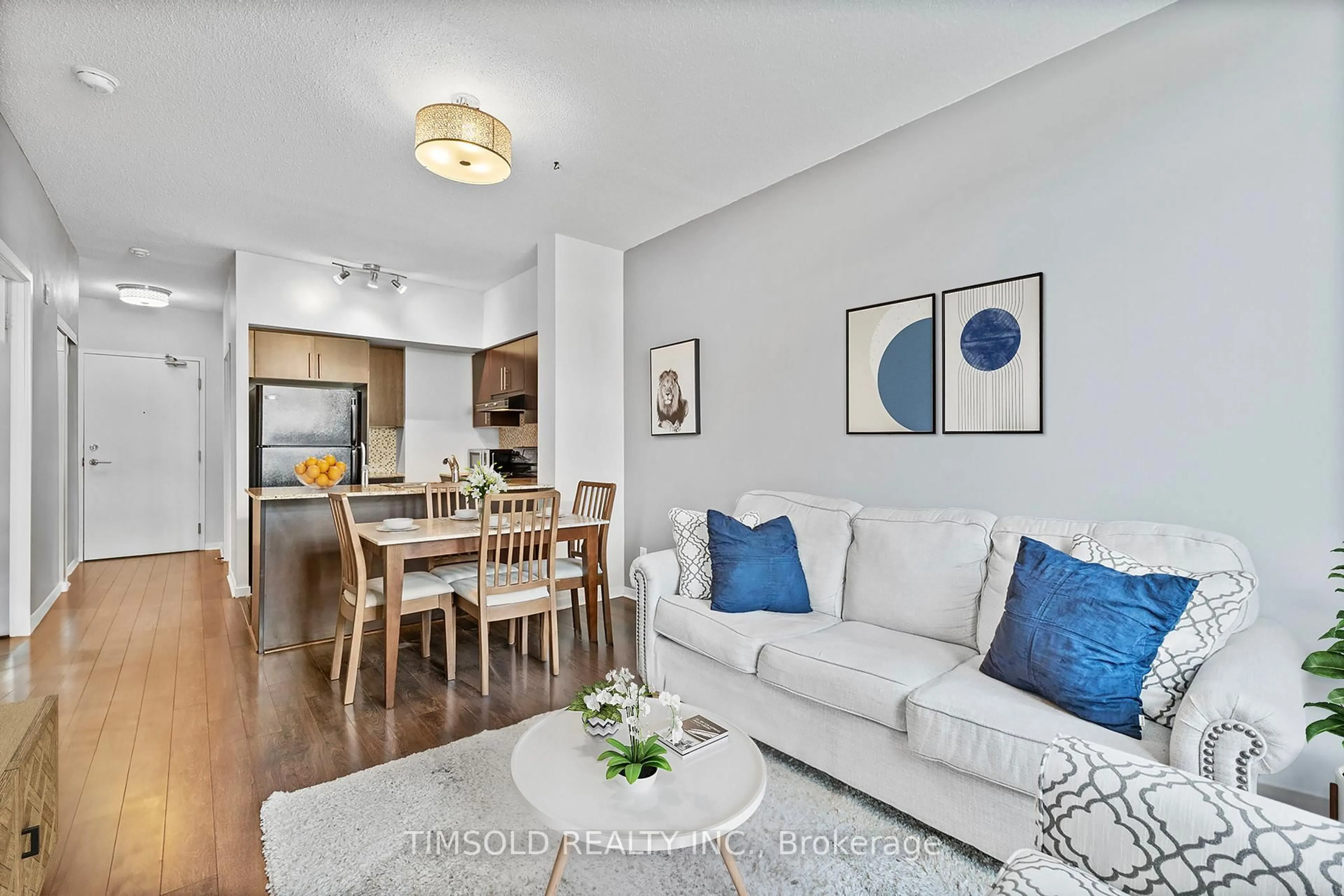 Living room with furniture, unknown for 120 Dallimore Circ #102, Toronto Ontario M3C 4J1