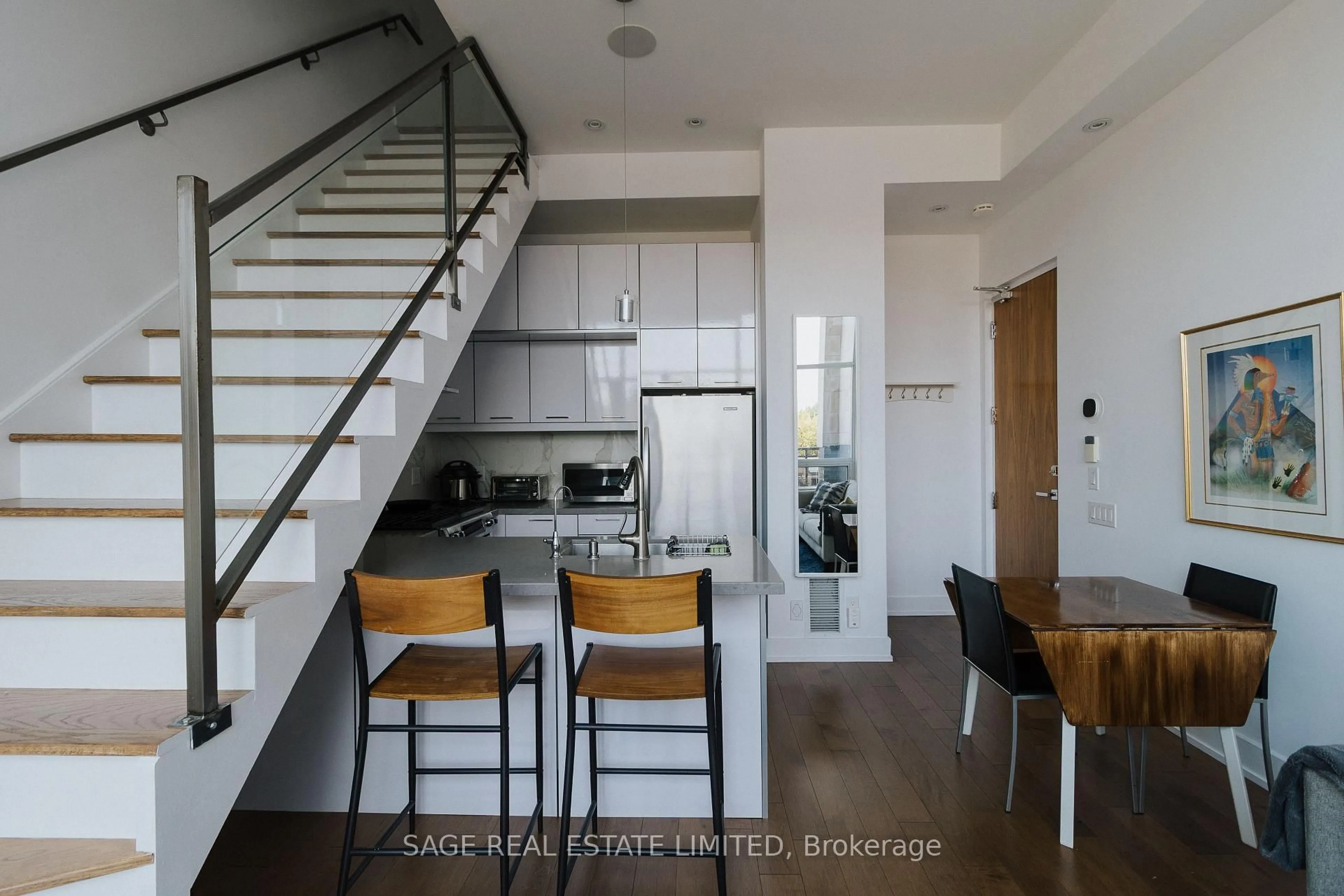 Open concept kitchen, unknown for 483 Dupont St #202, Toronto Ontario M6G 1Y6