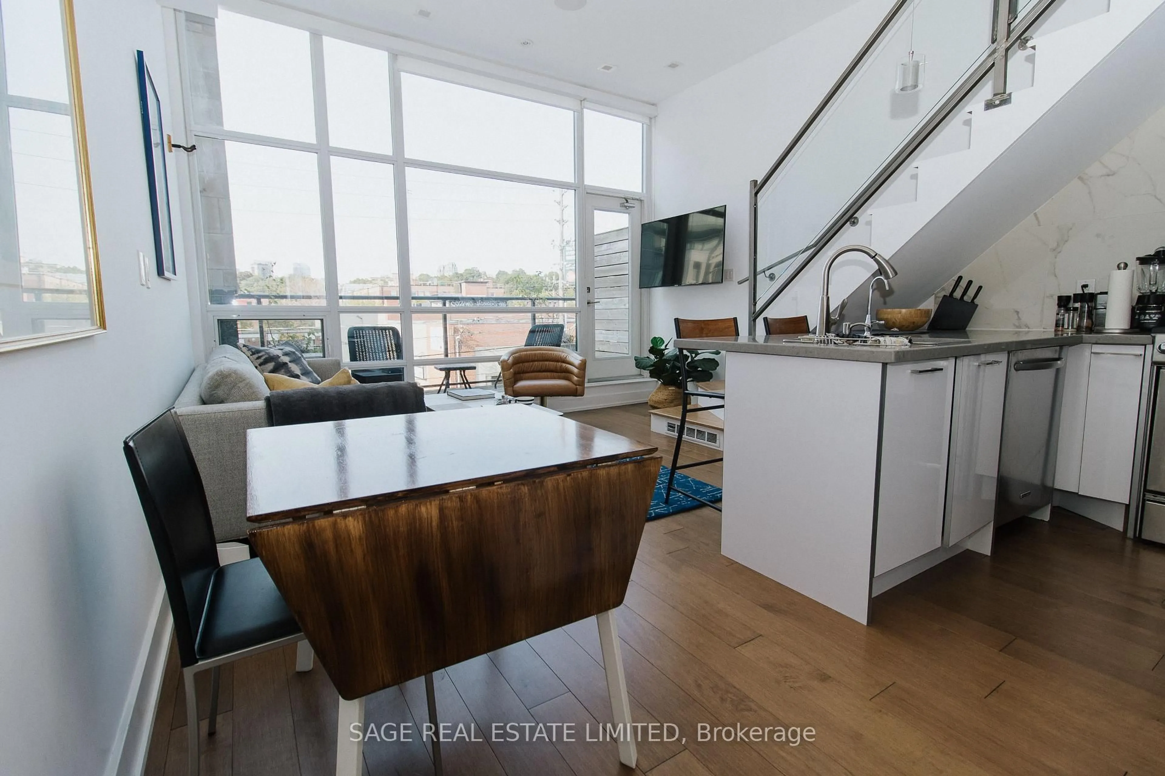 Open concept kitchen, unknown for 483 Dupont St #202, Toronto Ontario M6G 1Y6