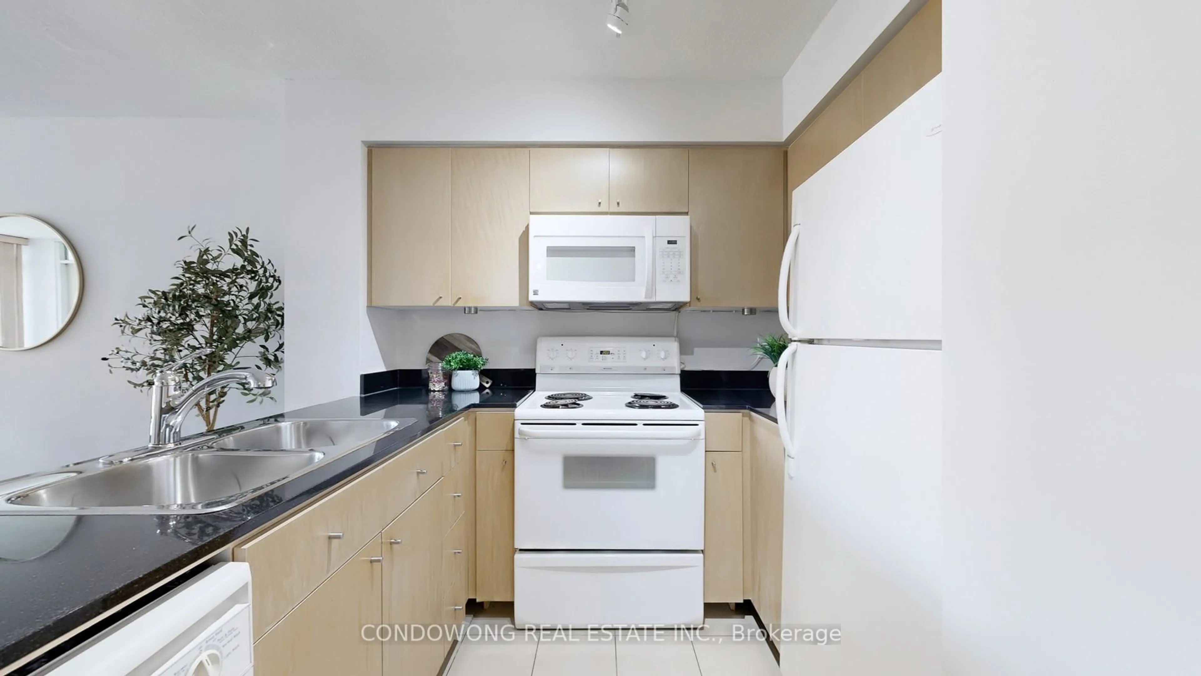 Standard kitchen, unknown for 373 Front St #512, Toronto Ontario M5V 3R7