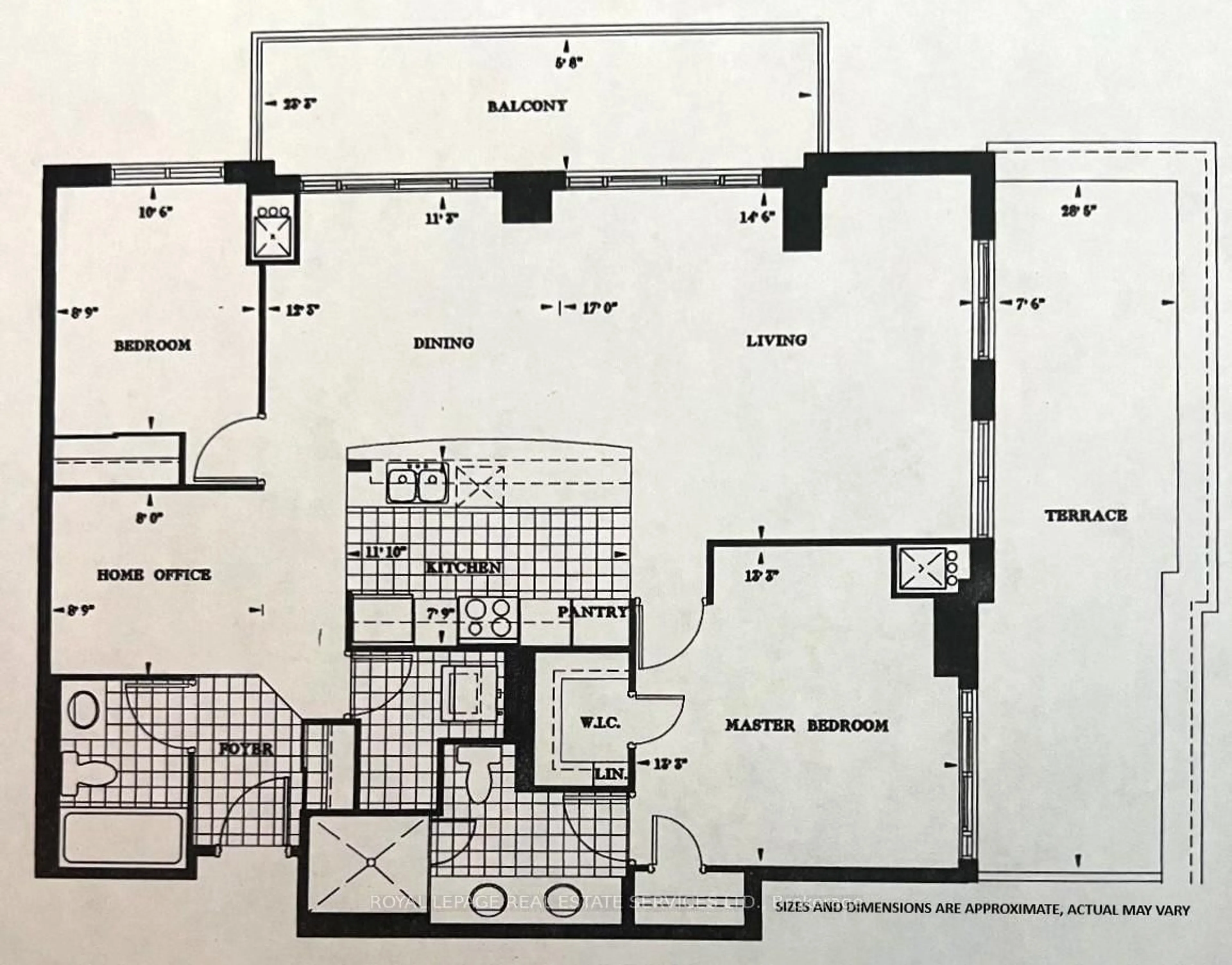 Floor plan for 313 Richmond St #1061, Toronto Ontario M5A 4S7
