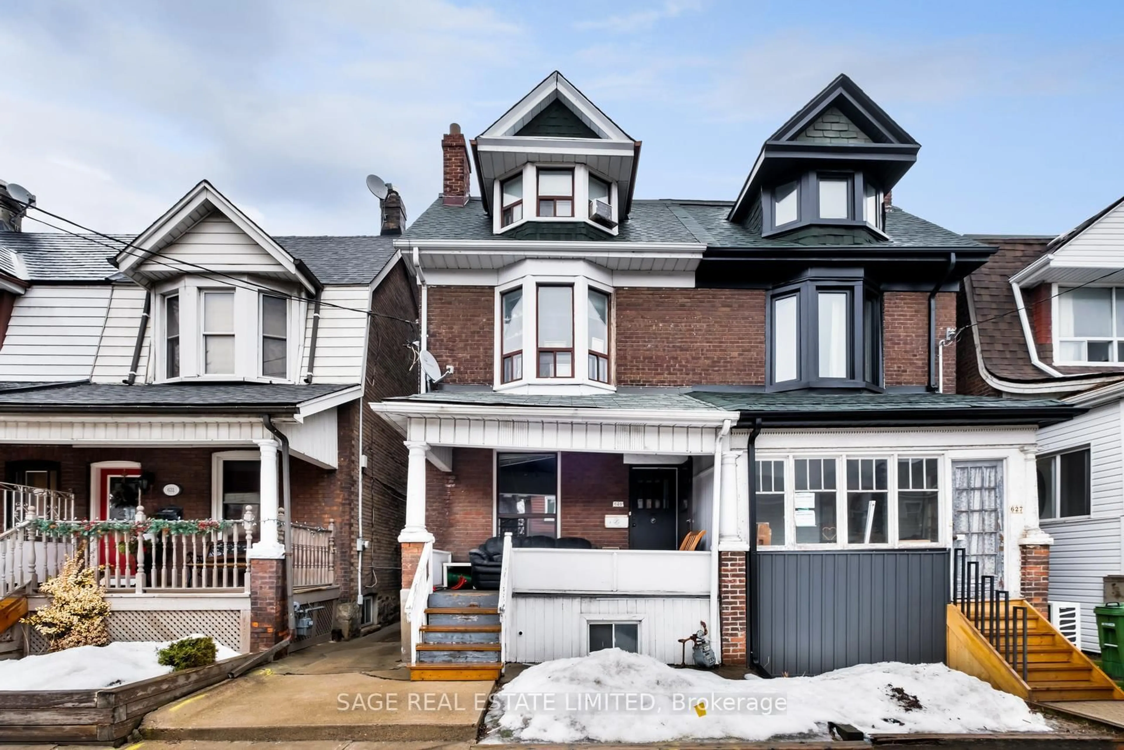 Home with brick exterior material, street for 629 Ossington Ave, Toronto Ontario M6G 3T6