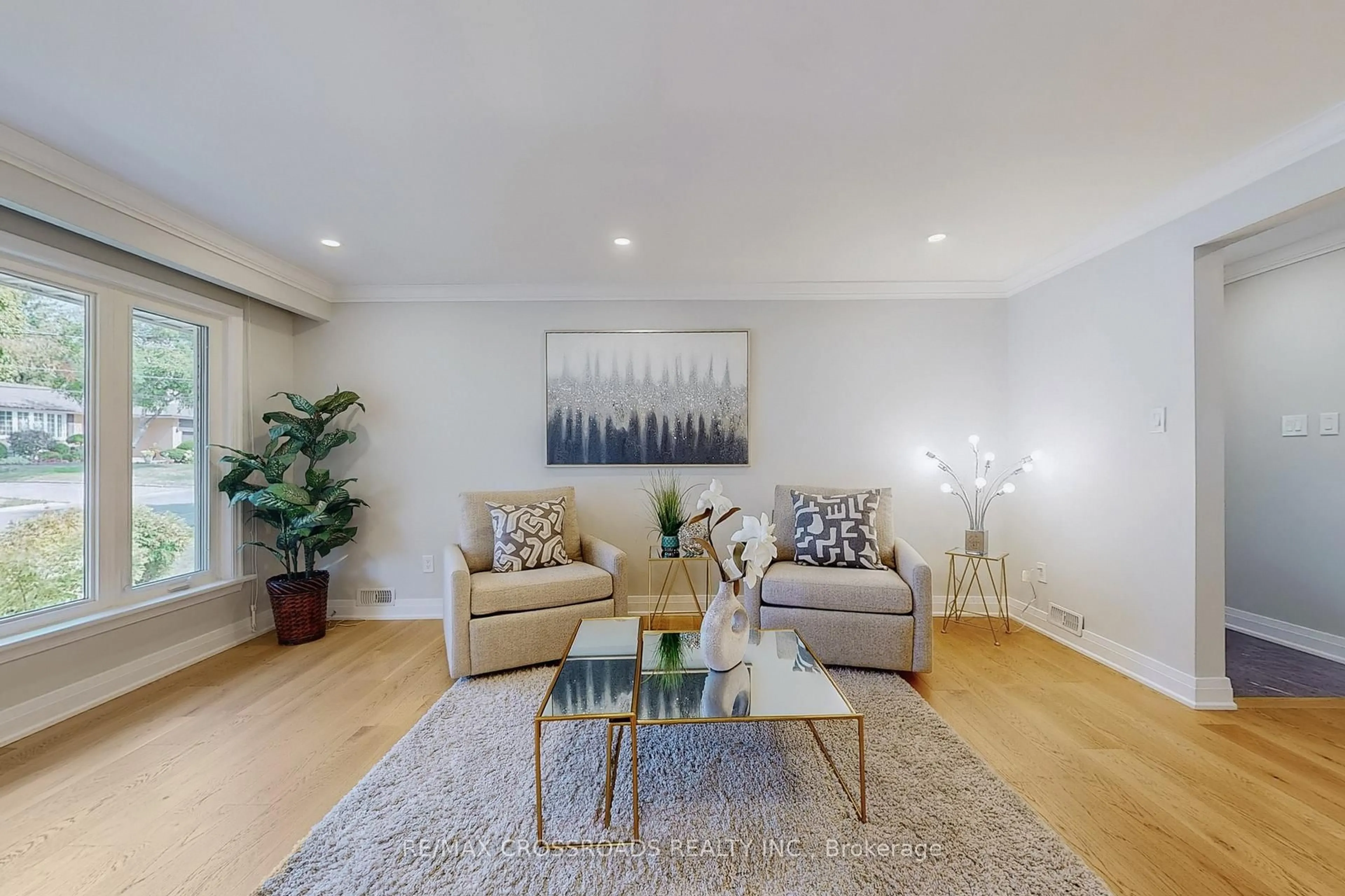 Living room with furniture, unknown for 55 Elvaston Dr, Toronto Ontario M4A 1N2