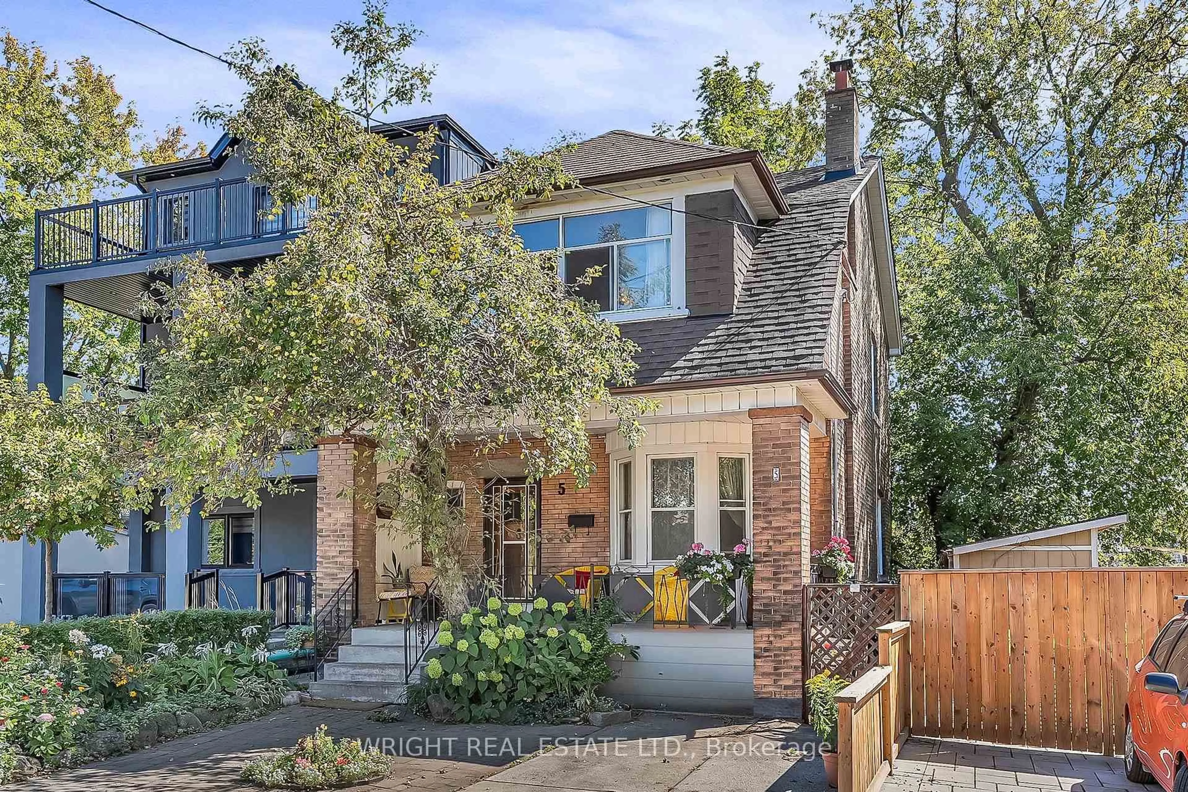 Home with brick exterior material, street for 5 Millerson Ave, Toronto Ontario M6E 1J6
