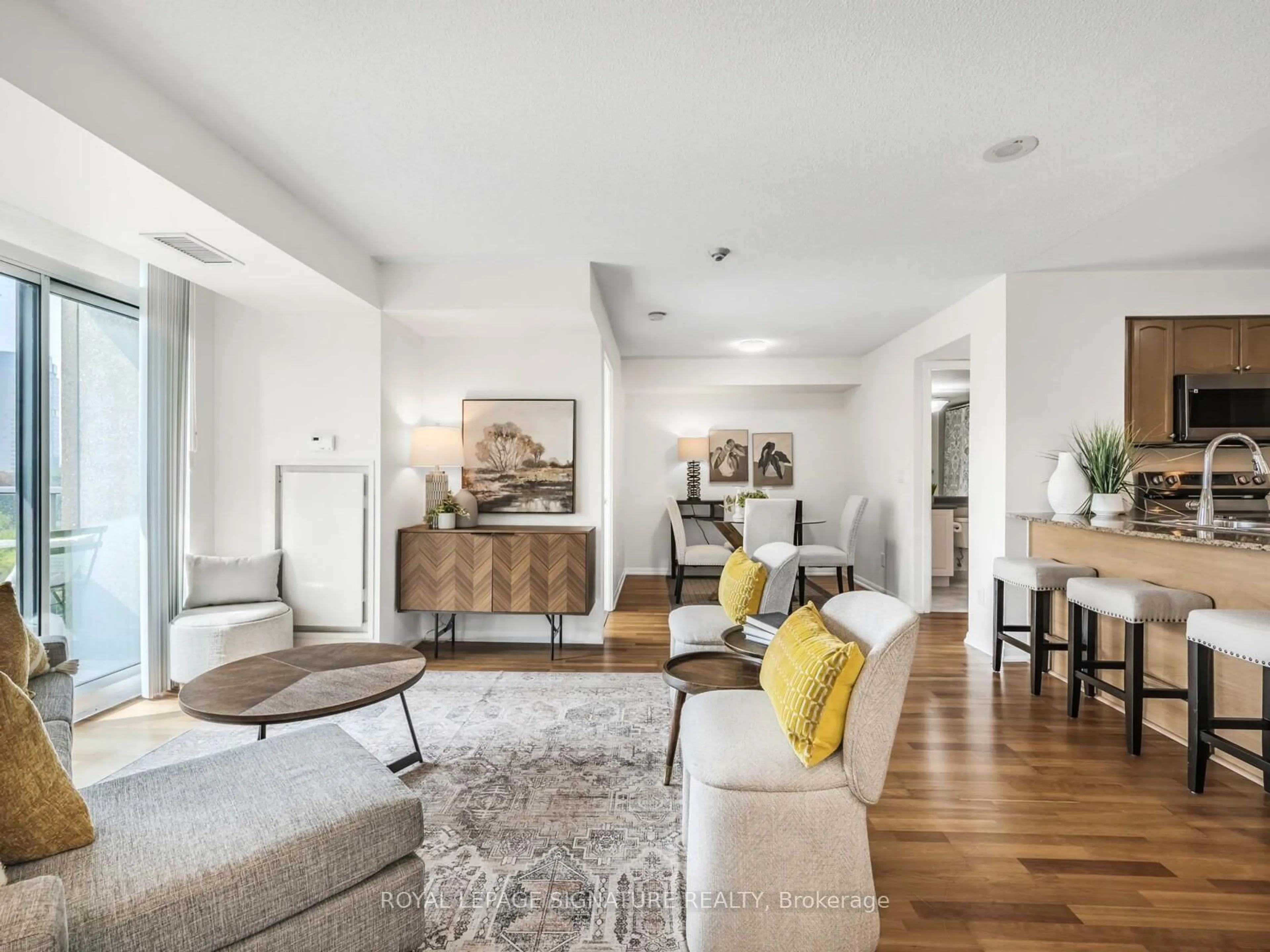 Living room with furniture, unknown for 231 Fort York Blvd #610, Toronto Ontario M5V 1B2