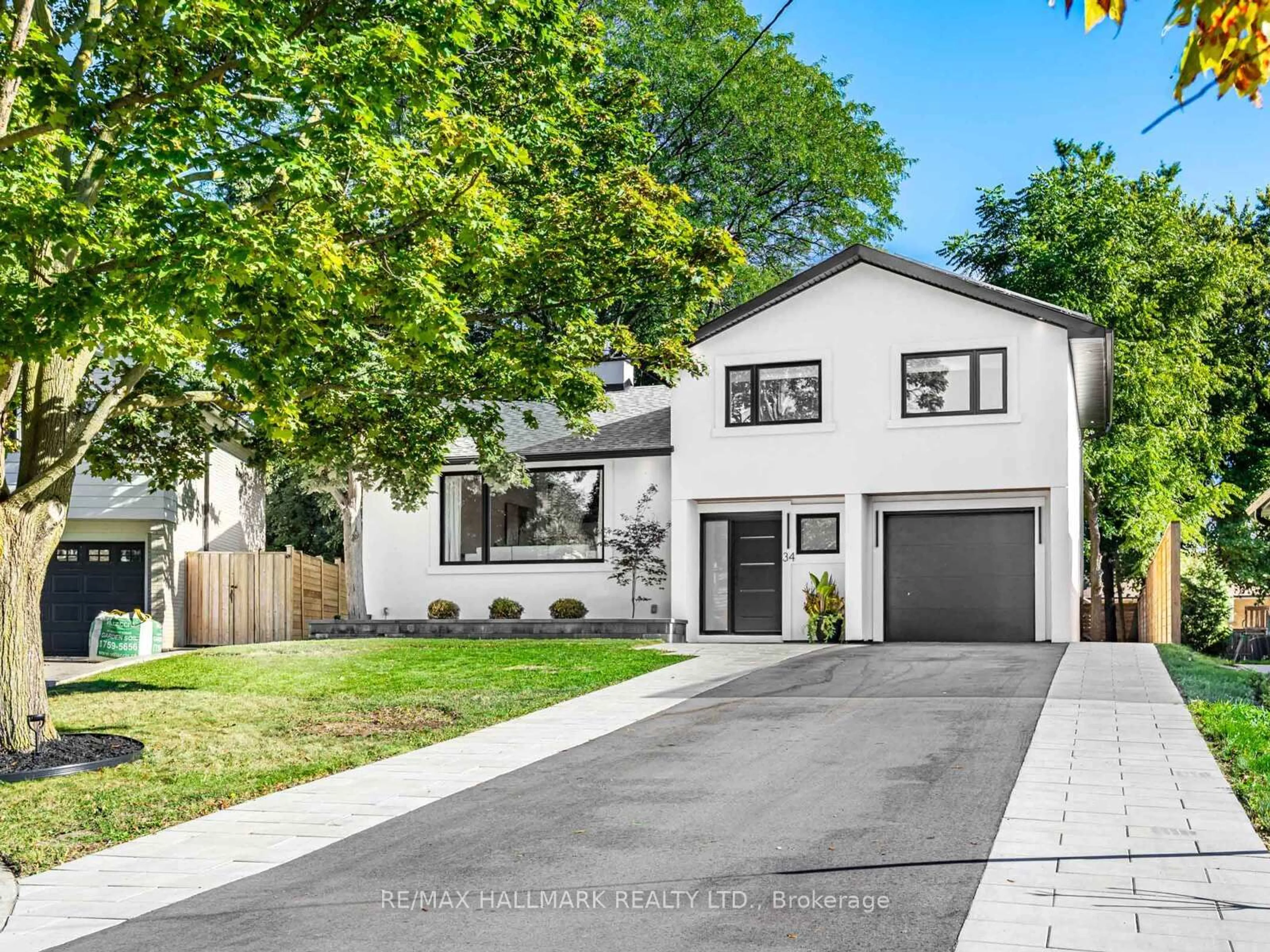 Home with brick exterior material, street for 34 Lantana Crt, Toronto Ontario M4A 2H8