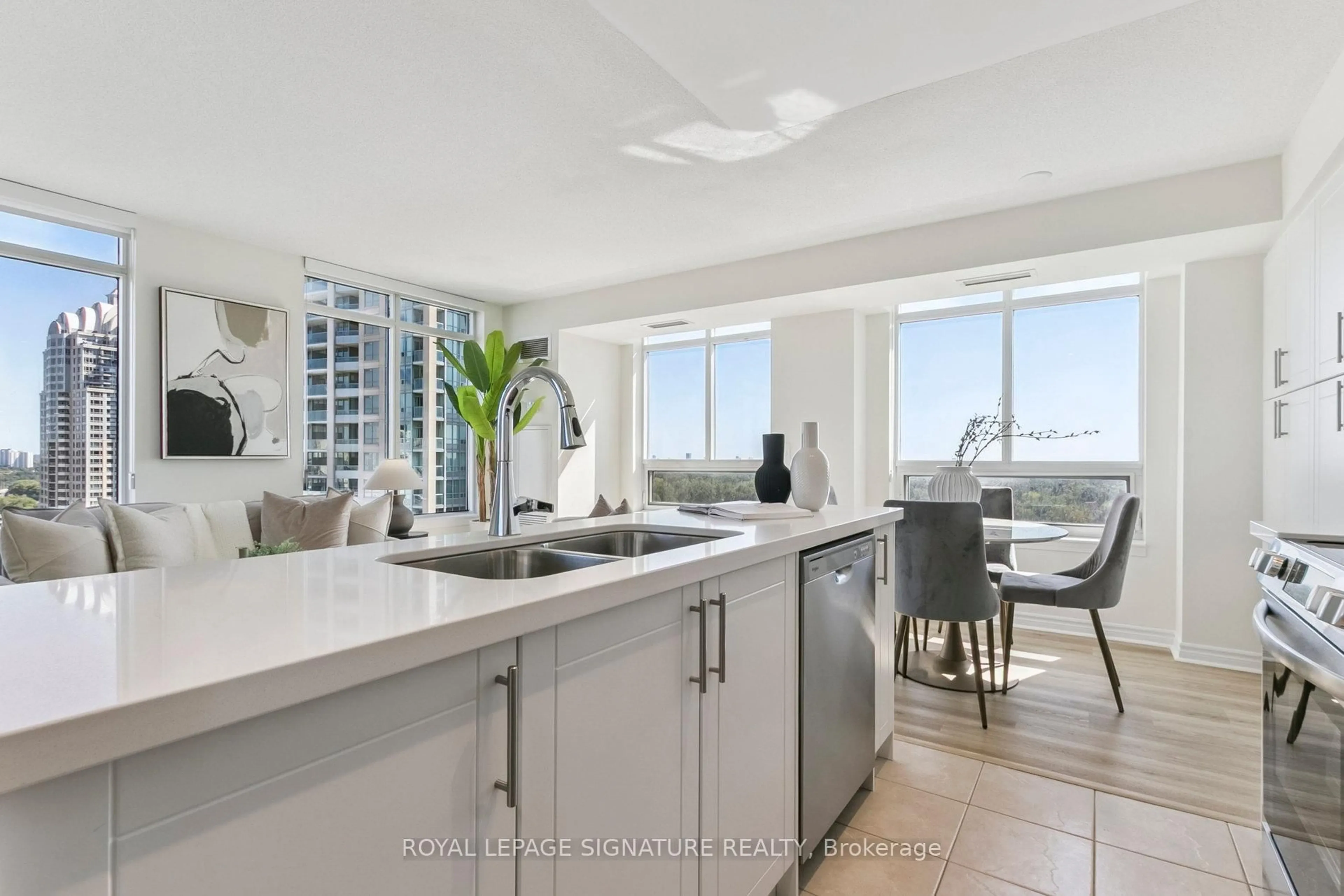 Open concept kitchen, unknown for 18 Kenaston Gdns #1307, Toronto Ontario M2K 3C7