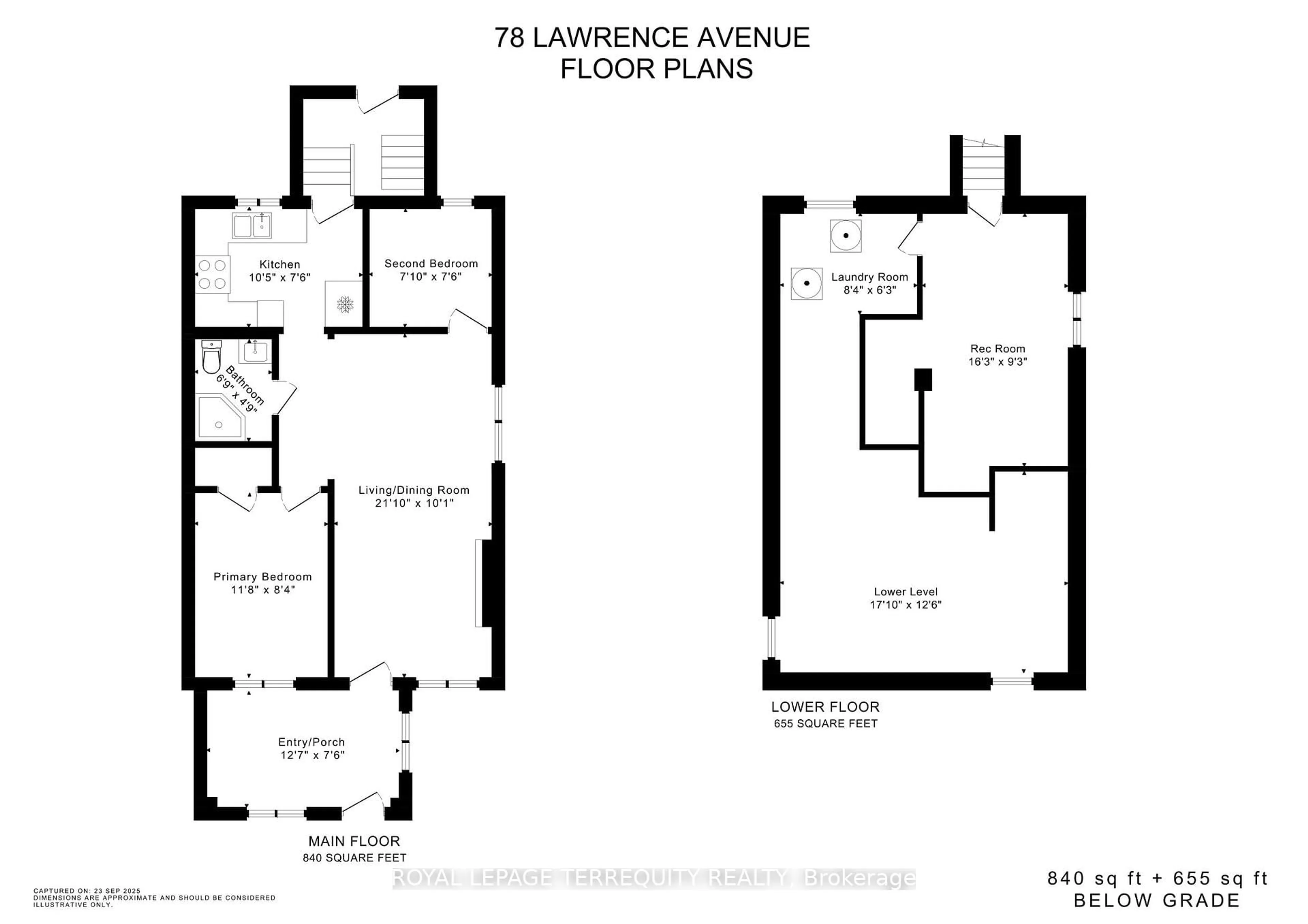 Floor plan for 78 Lawrence Ave, Toronto Ontario M5M 1A6