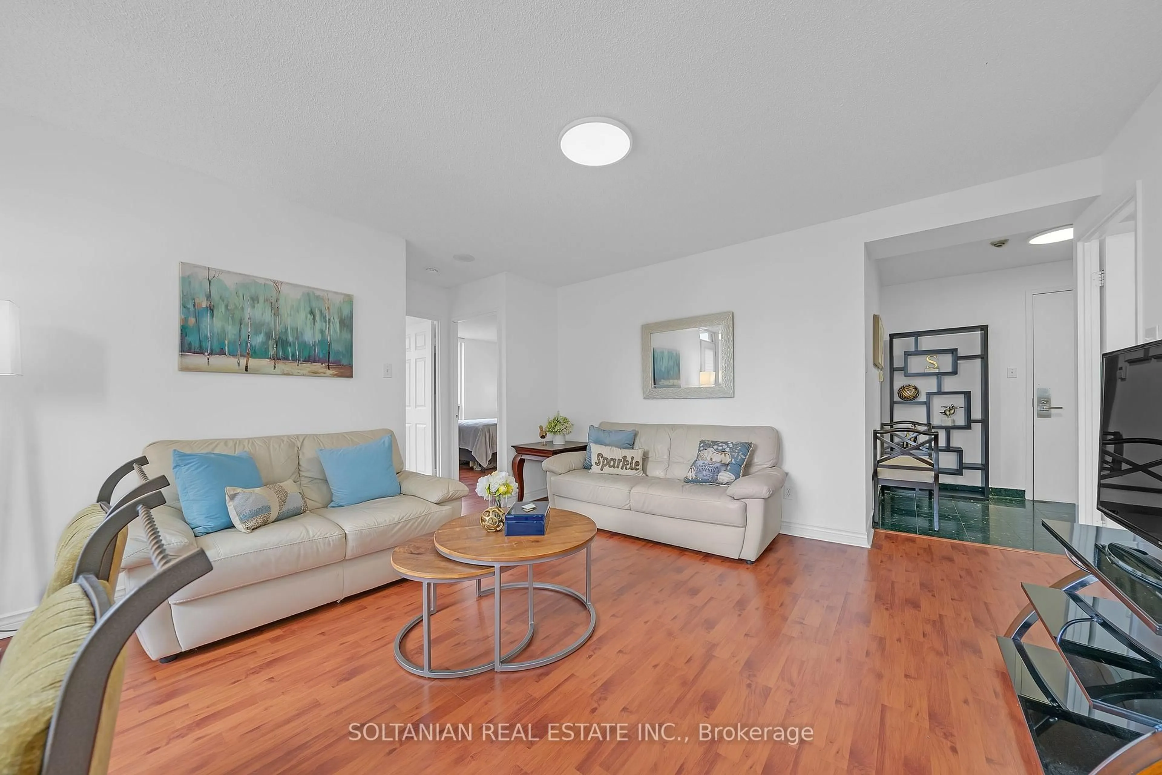 Living room with furniture, unknown for 256 Doris Ave #1702, Toronto Ontario M2N 6X8