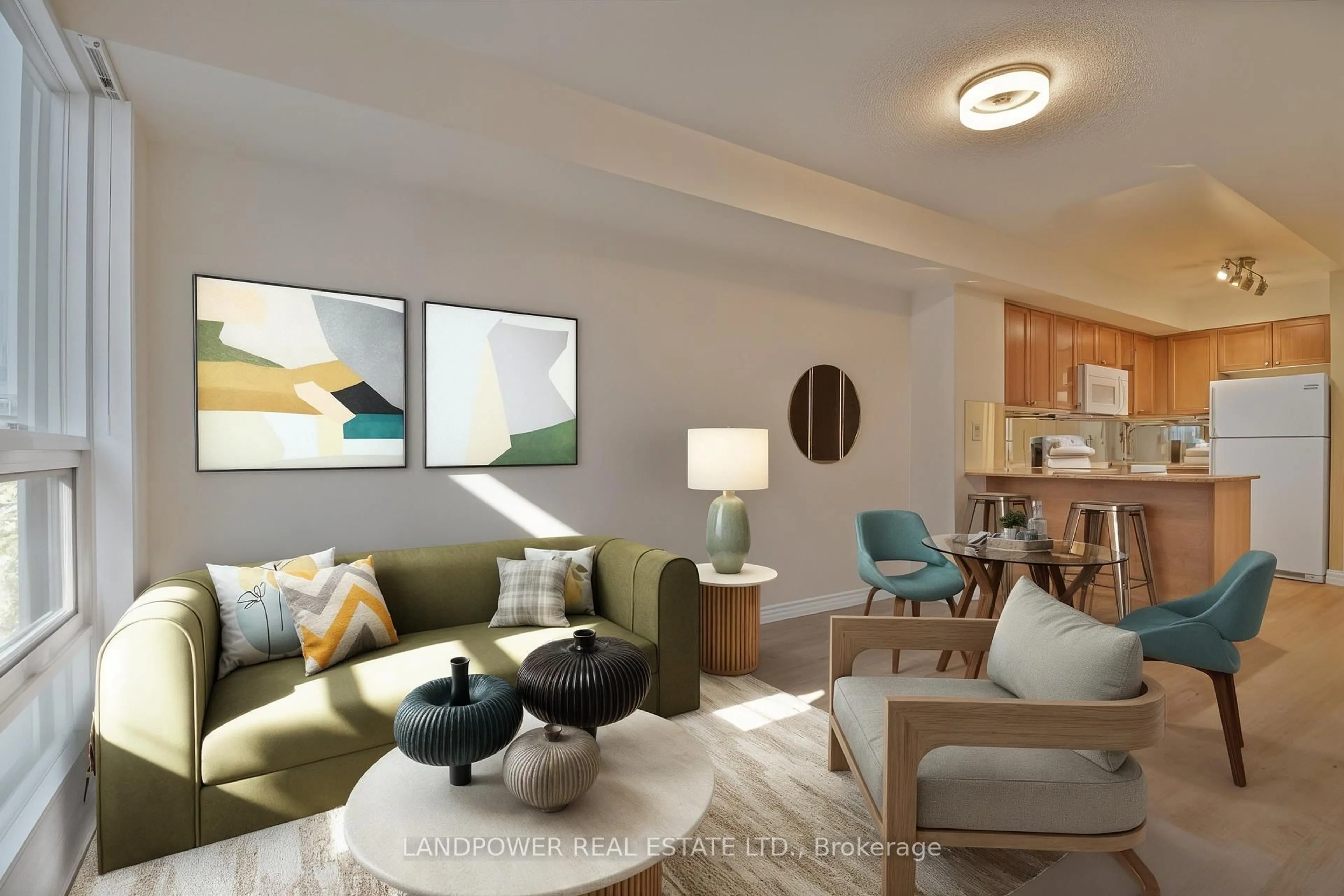 Living room with furniture, unknown for 761 Bay St #1810, Toronto Ontario M5G 2R2