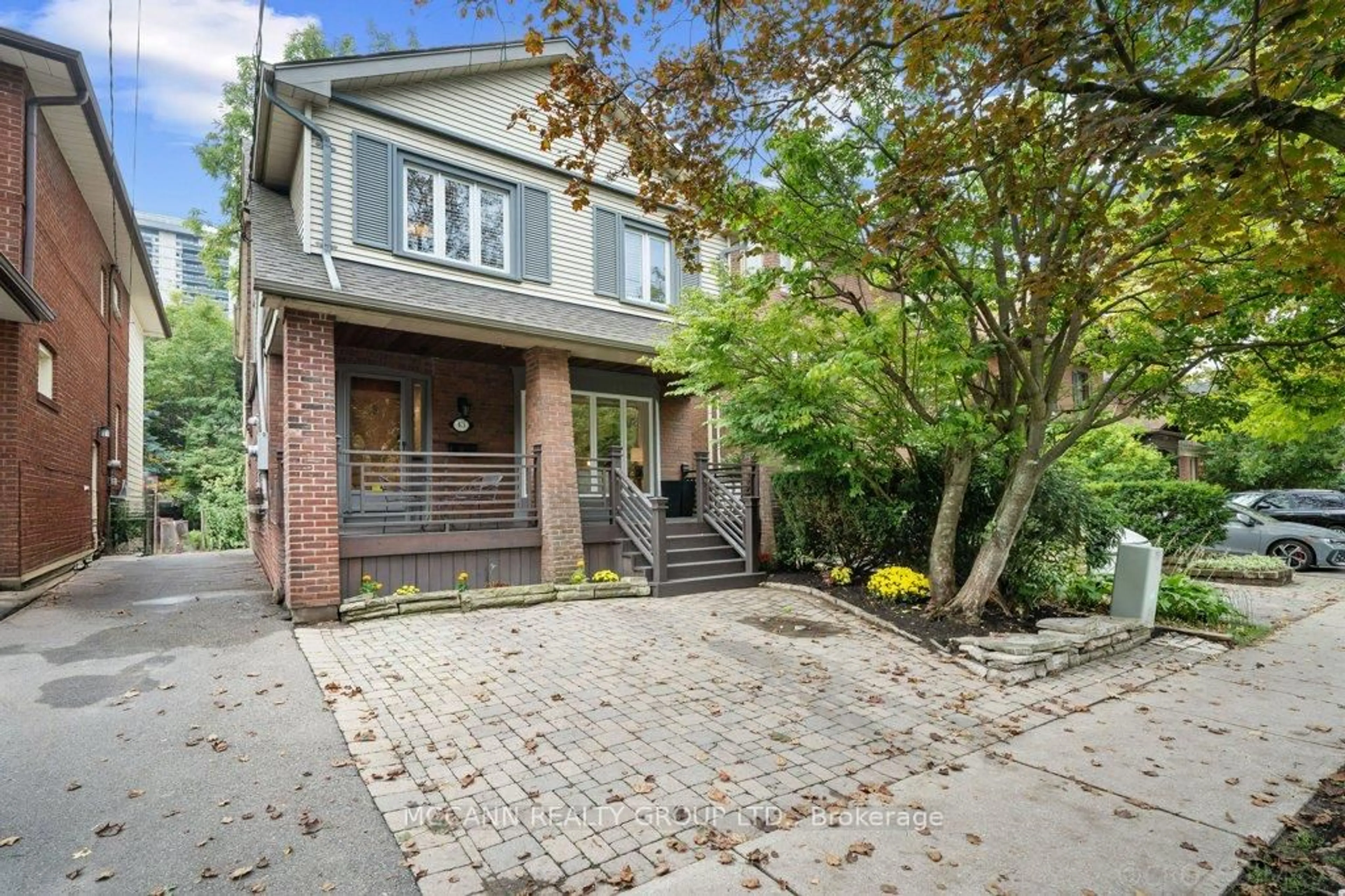 Home with brick exterior material, street for 43 Sherwood Ave, Toronto Ontario M4P 2A6