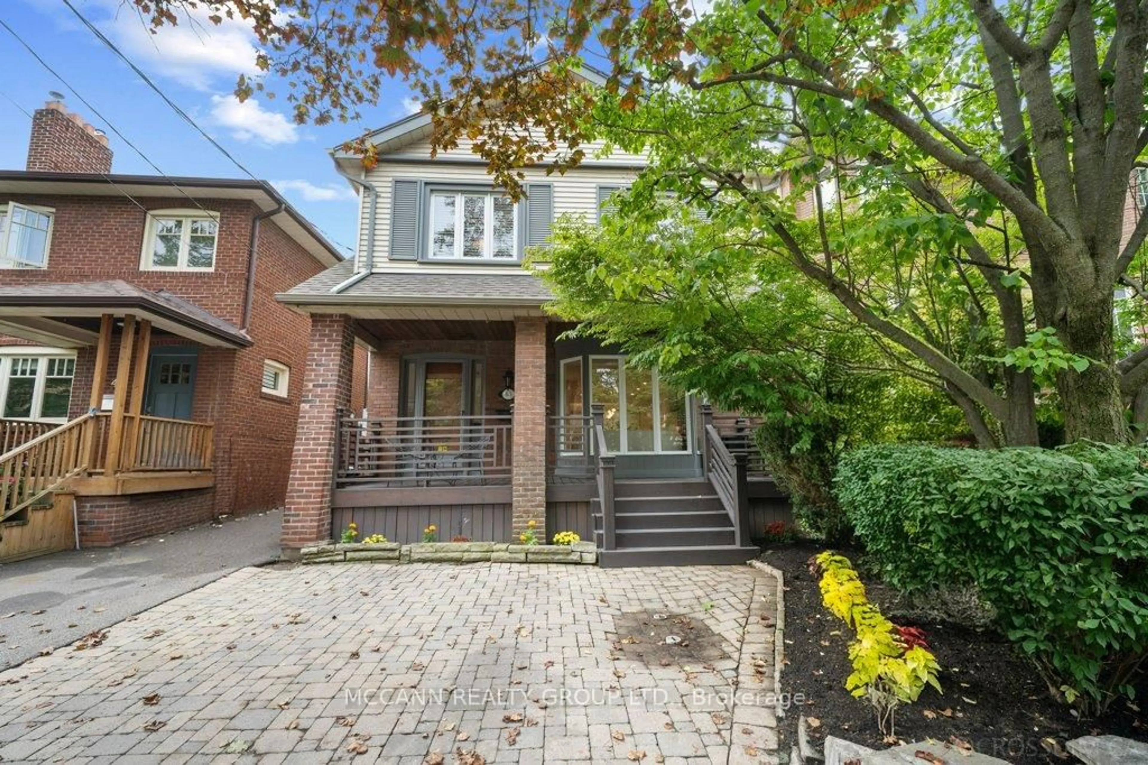Home with brick exterior material, street for 43 Sherwood Ave, Toronto Ontario M4P 2A6