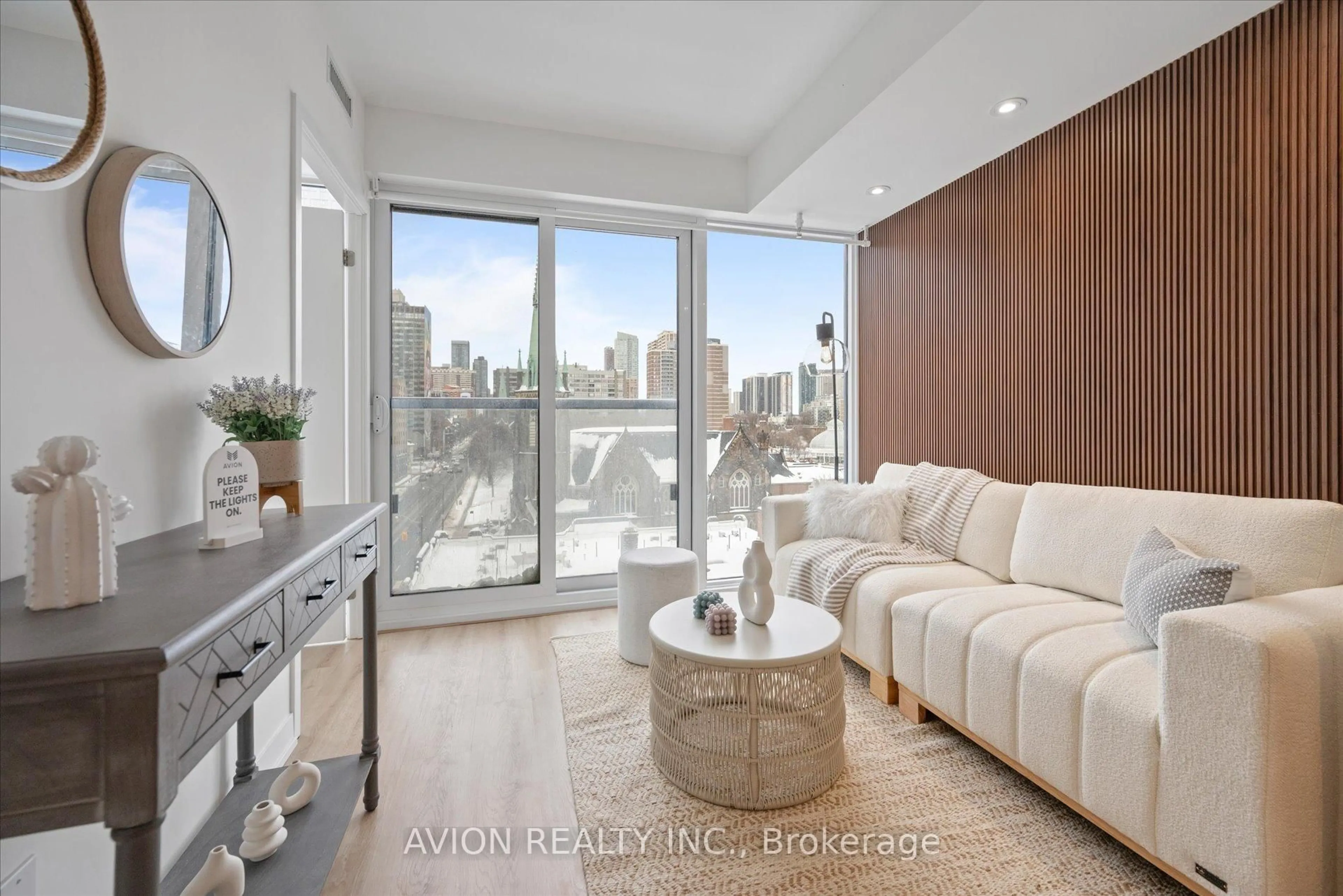 Living room with furniture, unknown for 319 Jarvis St #606, Toronto Ontario M5B 0C8