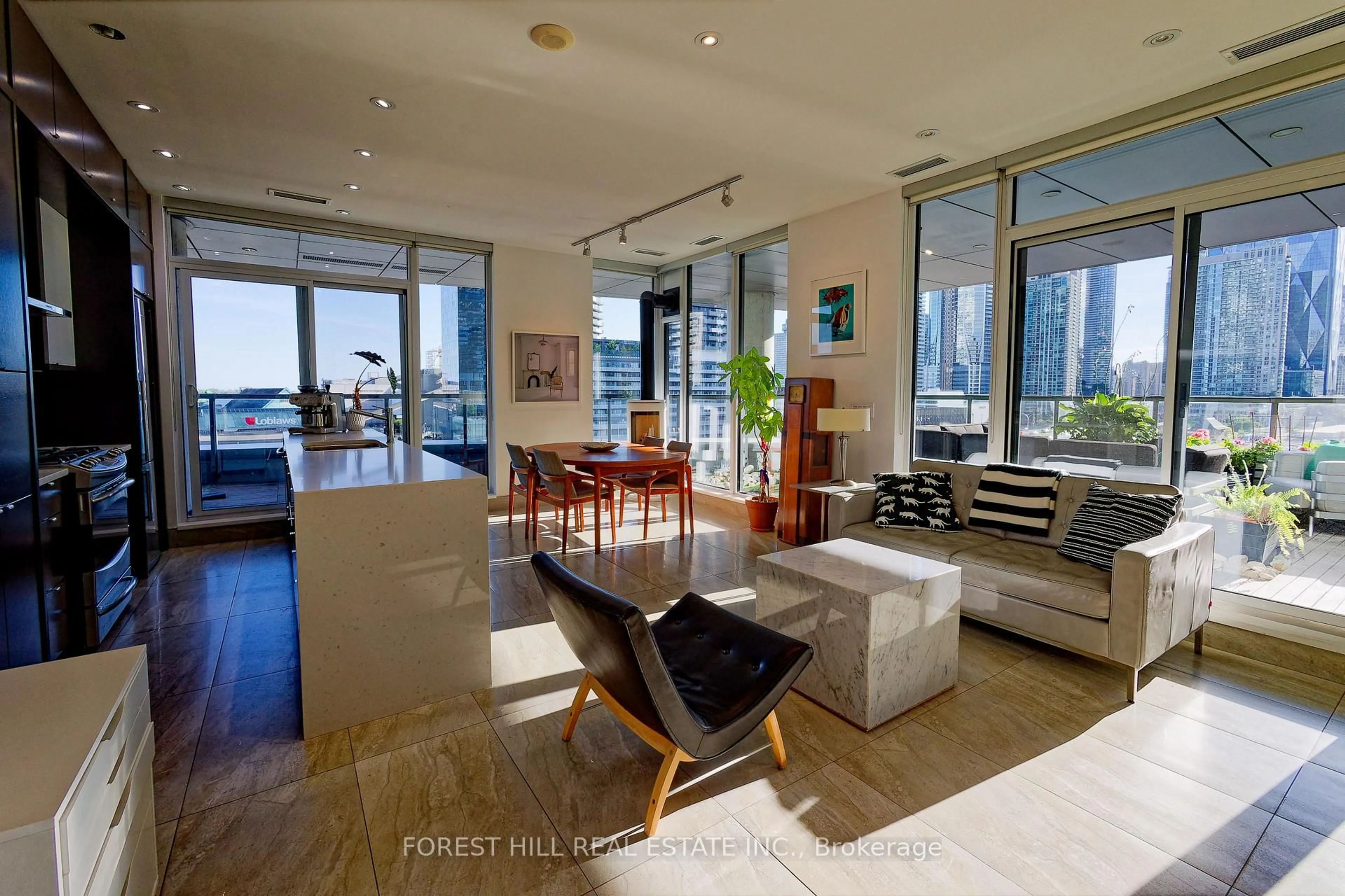 Living room with furniture, unknown for 1 Market St #809, Toronto Ontario M5E 0A2