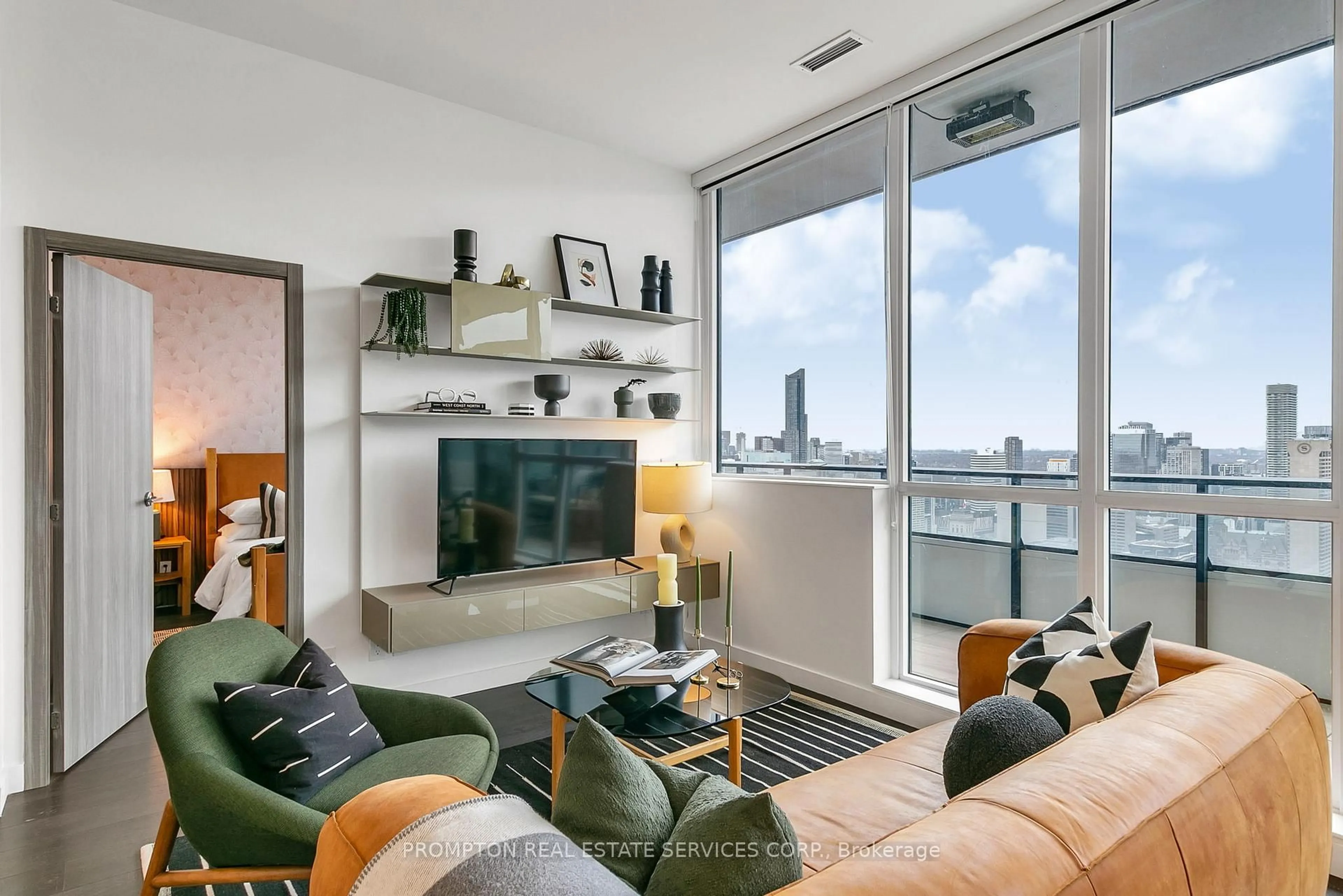 Living room with furniture, unknown for 38 Widmer St #PH 5102, Toronto Ontario M5V 2E9