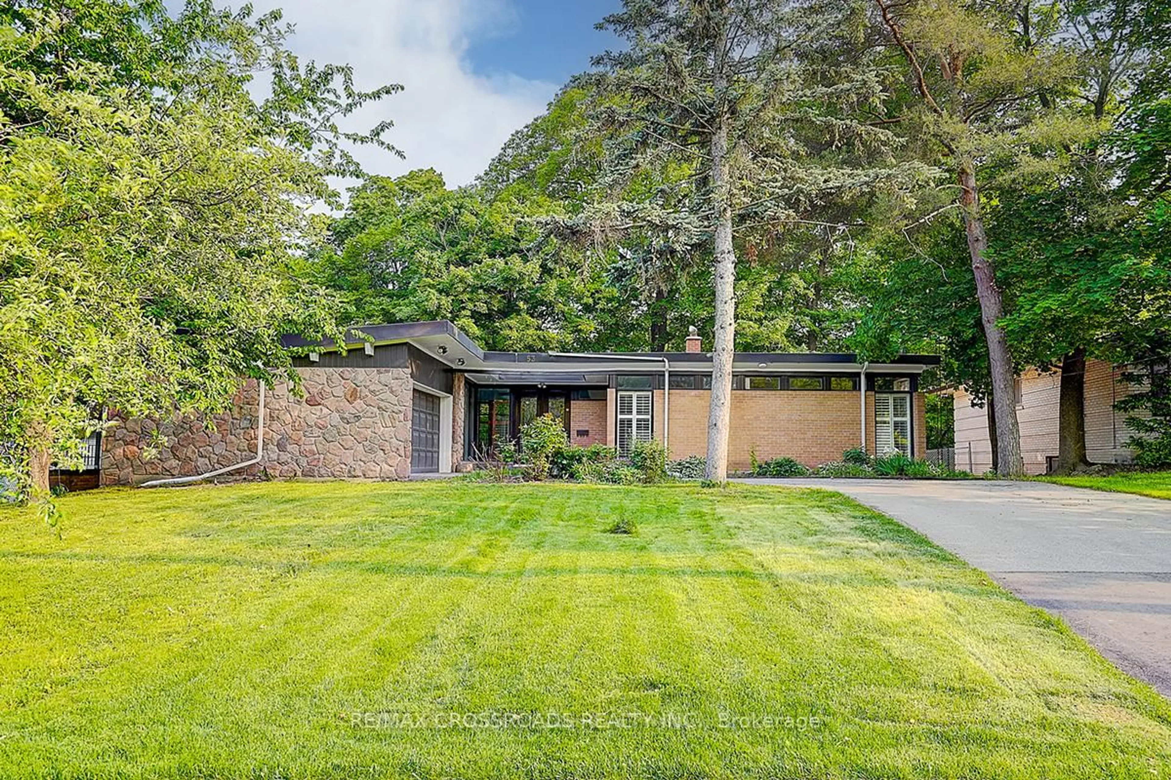 Home with brick exterior material, street for 53 Forest Grove Dr, Toronto Ontario M2K 1Z4
