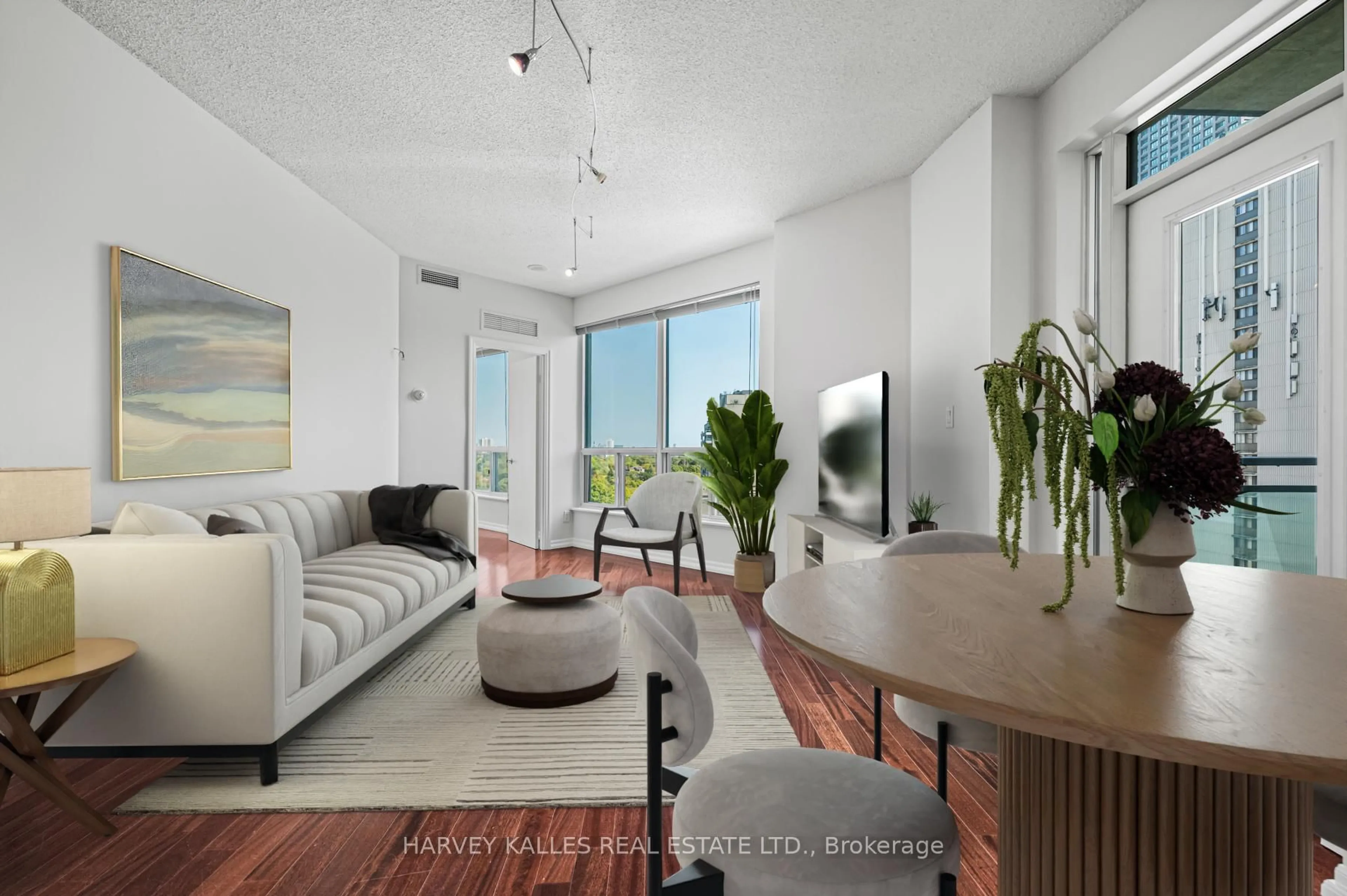 Living room with furniture, unknown for 300 Bloor St #1703, Toronto Ontario M4W 3Y2
