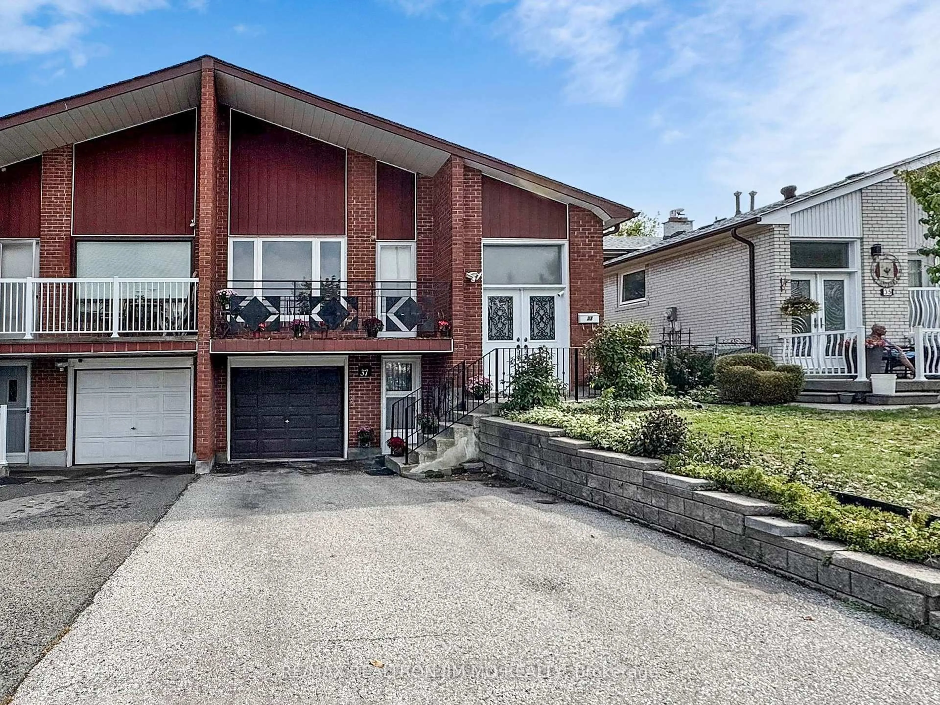 Home with brick exterior material, street for 37 Warfield Dr, Toronto Ontario M2J 3S4