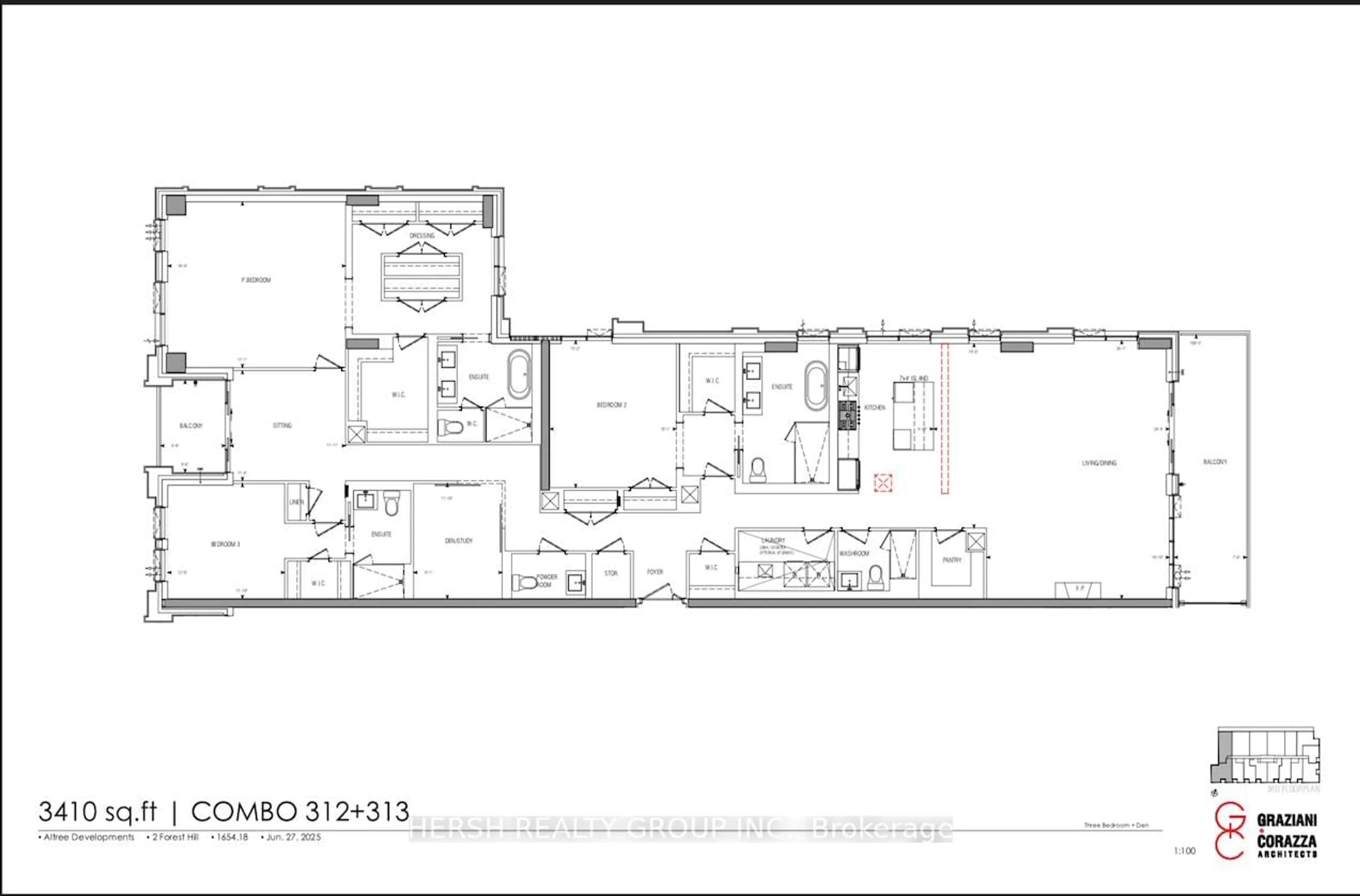 Floor plan for 2 Forest Hill Rd #310, Toronto Ontario M4V 2L3