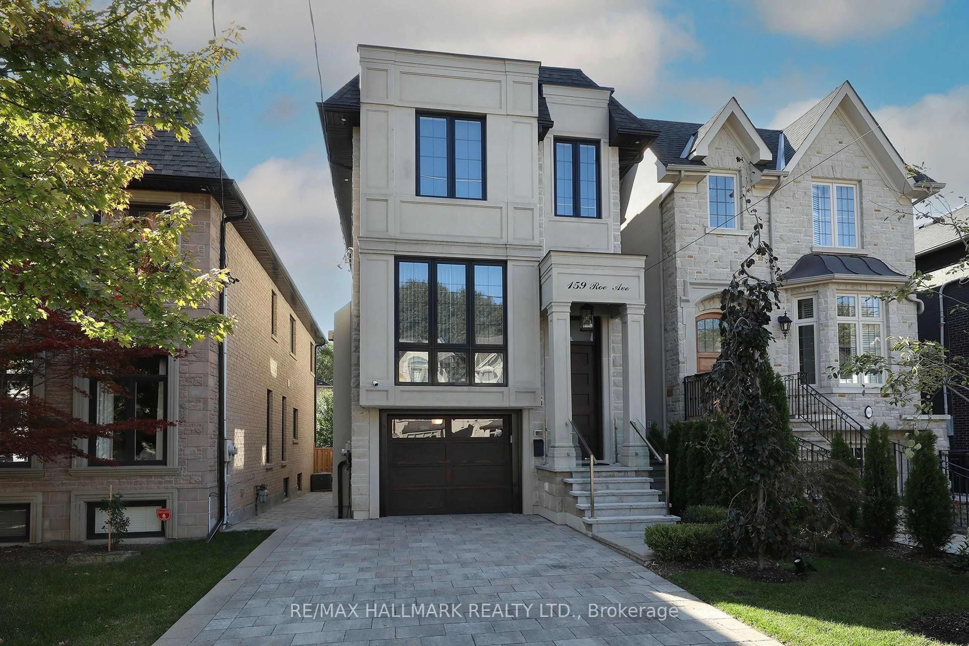 Home with brick exterior material, street for 159 Roe Ave, Toronto Ontario M5M 2J1