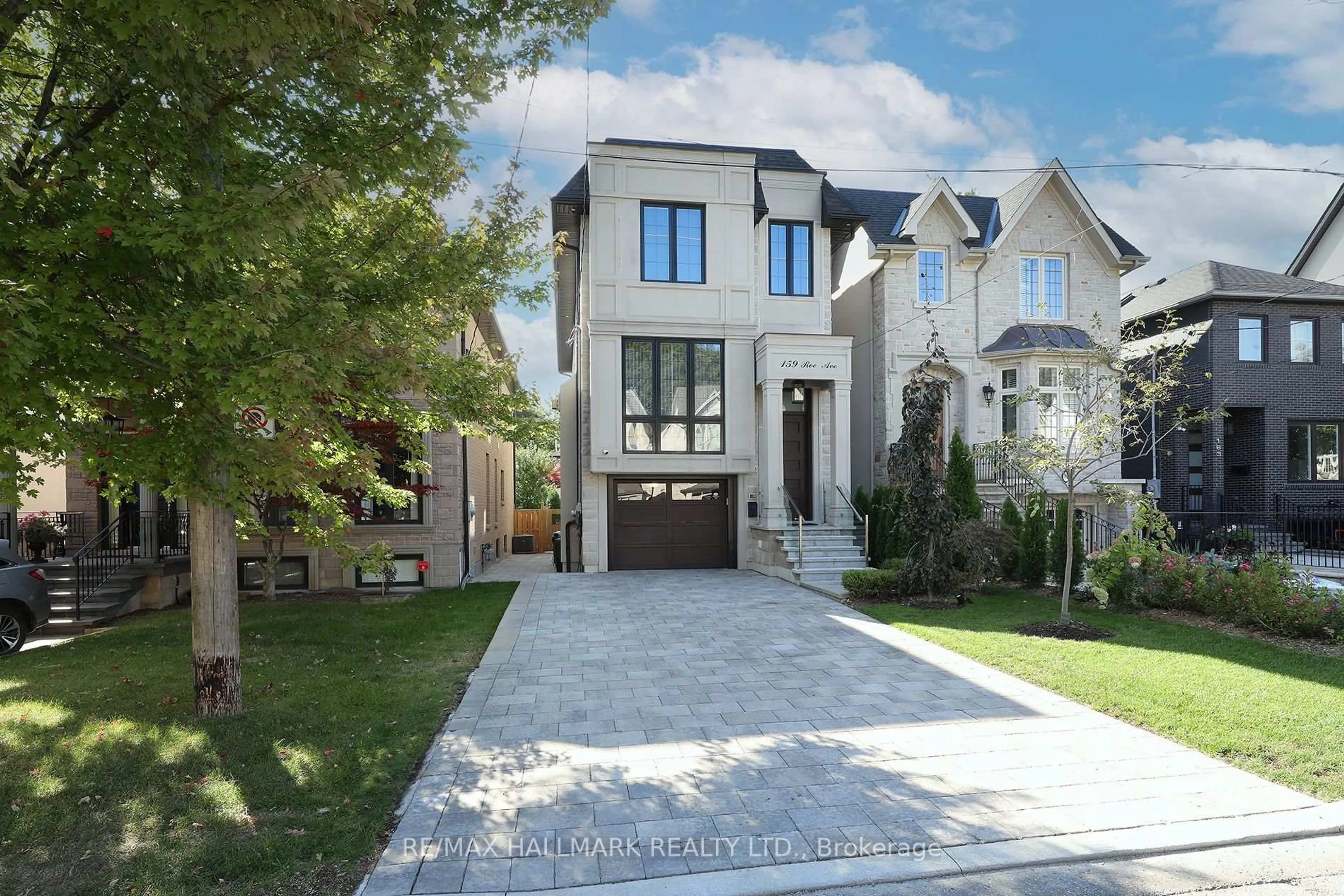 Home with brick exterior material, street for 159 Roe Ave, Toronto Ontario M5M 2J1
