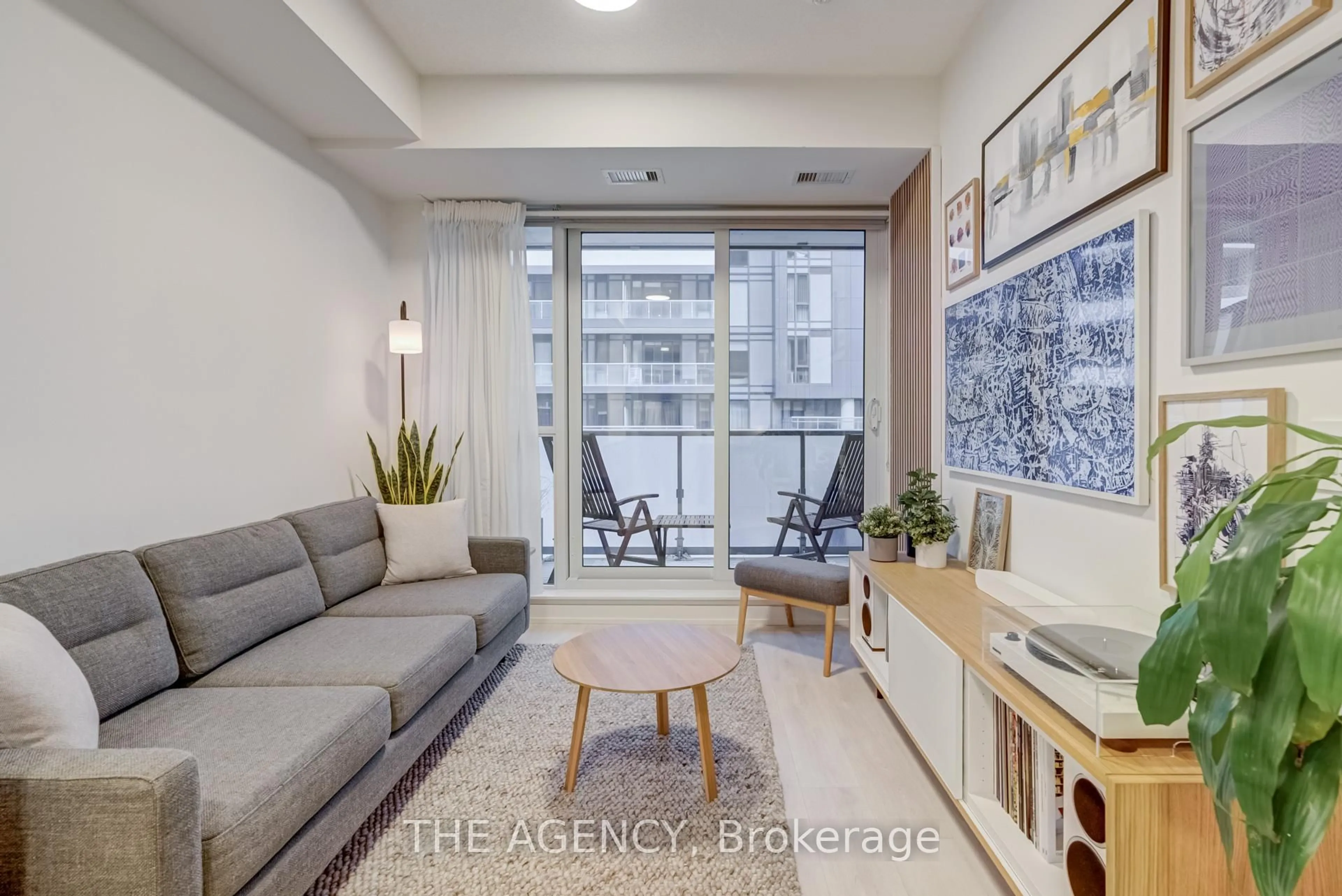Living room with furniture, unknown for 34 Tubman Ave #502, Toronto Ontario M5A 0R2