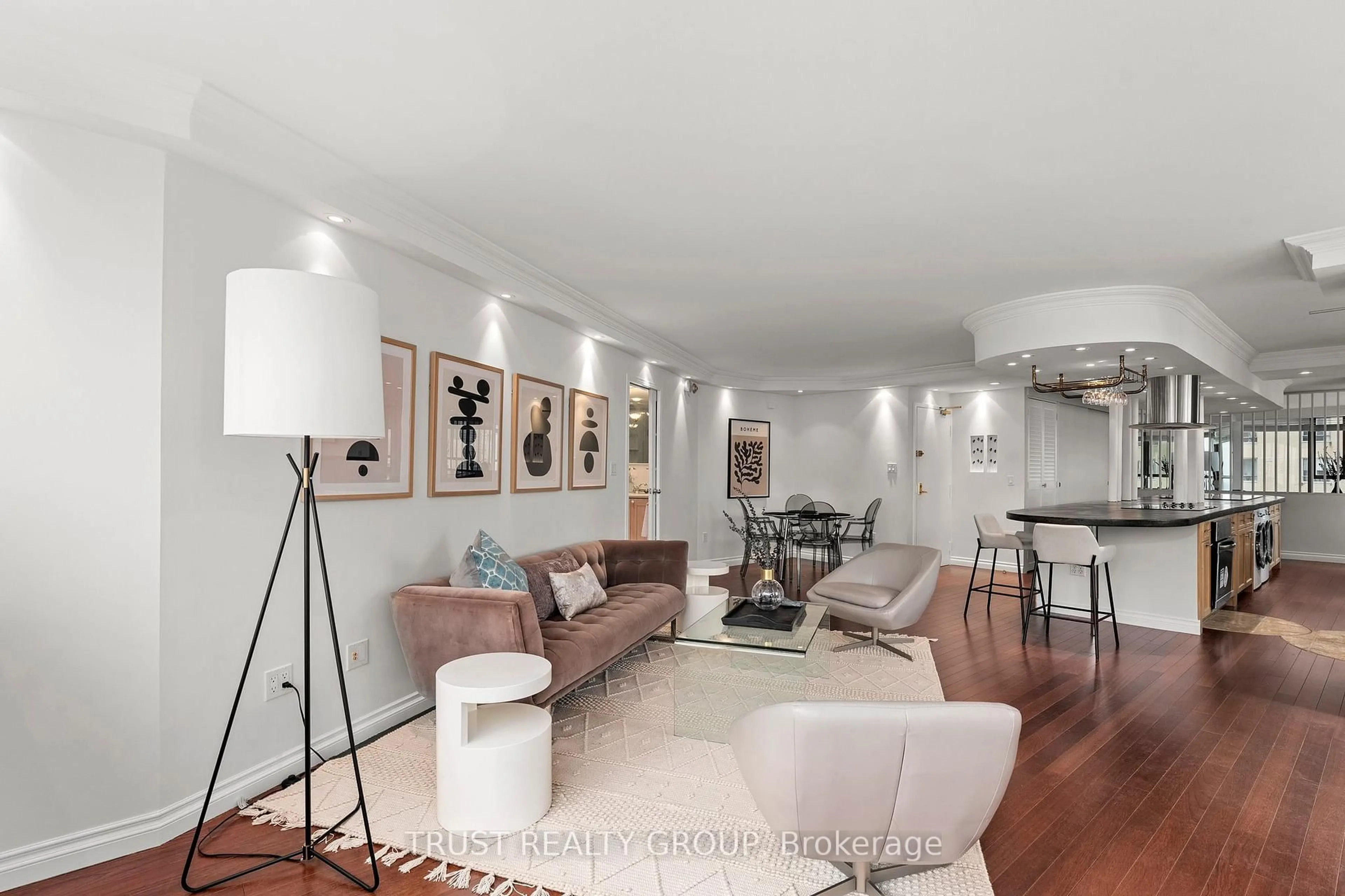 Living room with furniture, unknown for 270 Queens Quay #1201/02, Toronto Ontario M5J 2N4