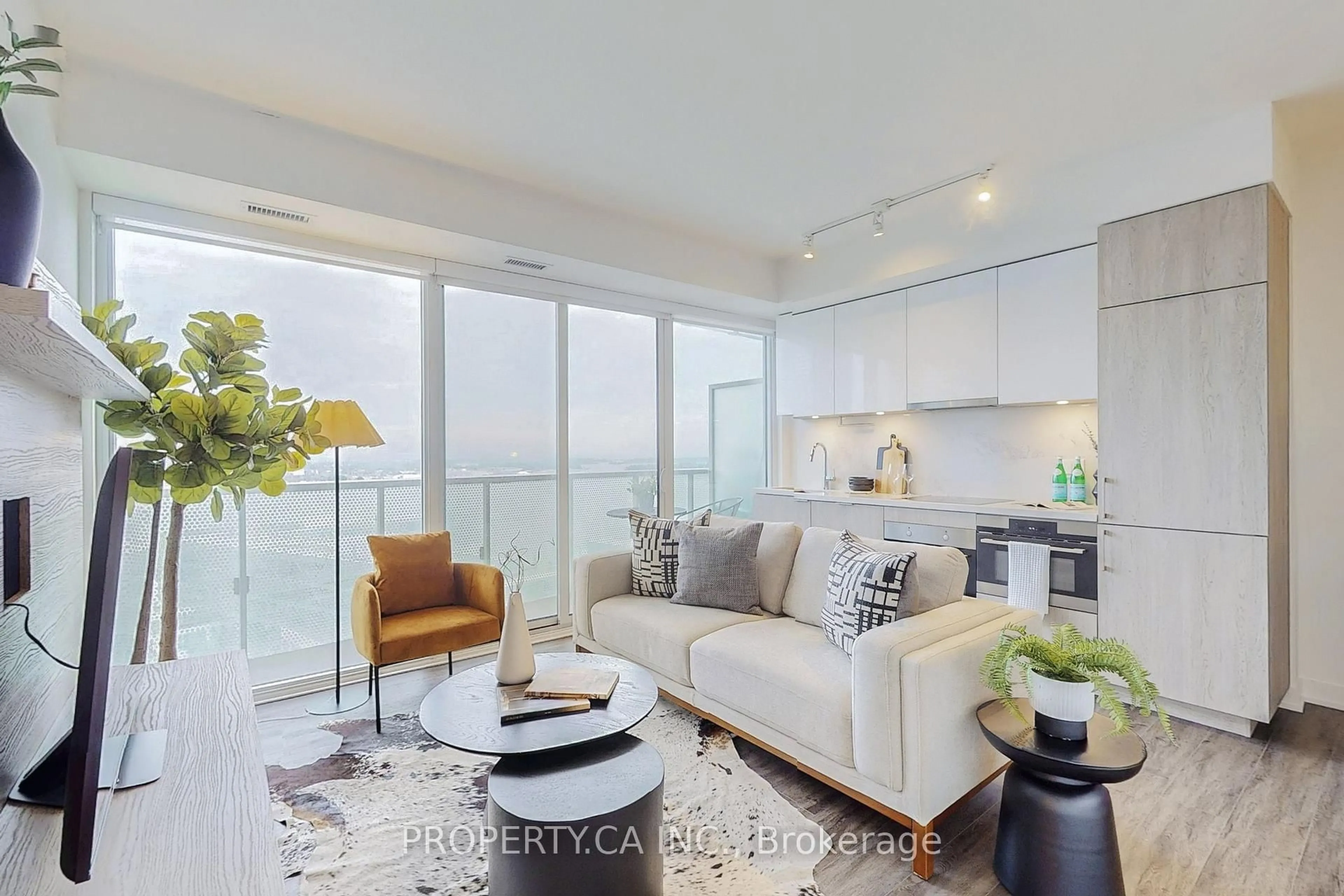 Living room with furniture, unknown for 15 Queens Quay #2209, Toronto Ontario M5E 0C5