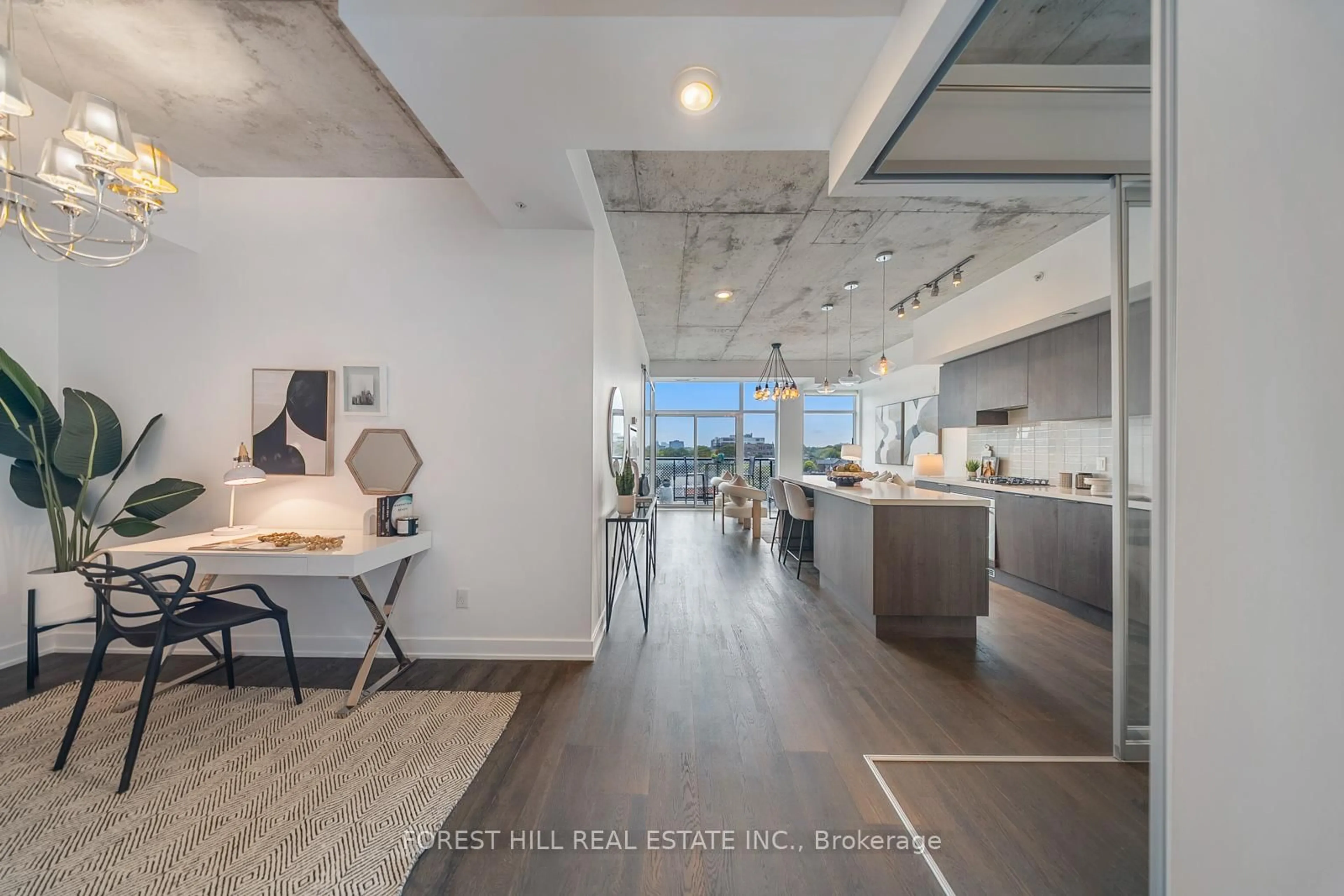 Open concept kitchen, unknown for 109 Ossington Ave #PH607, Toronto Ontario M6J 0G1